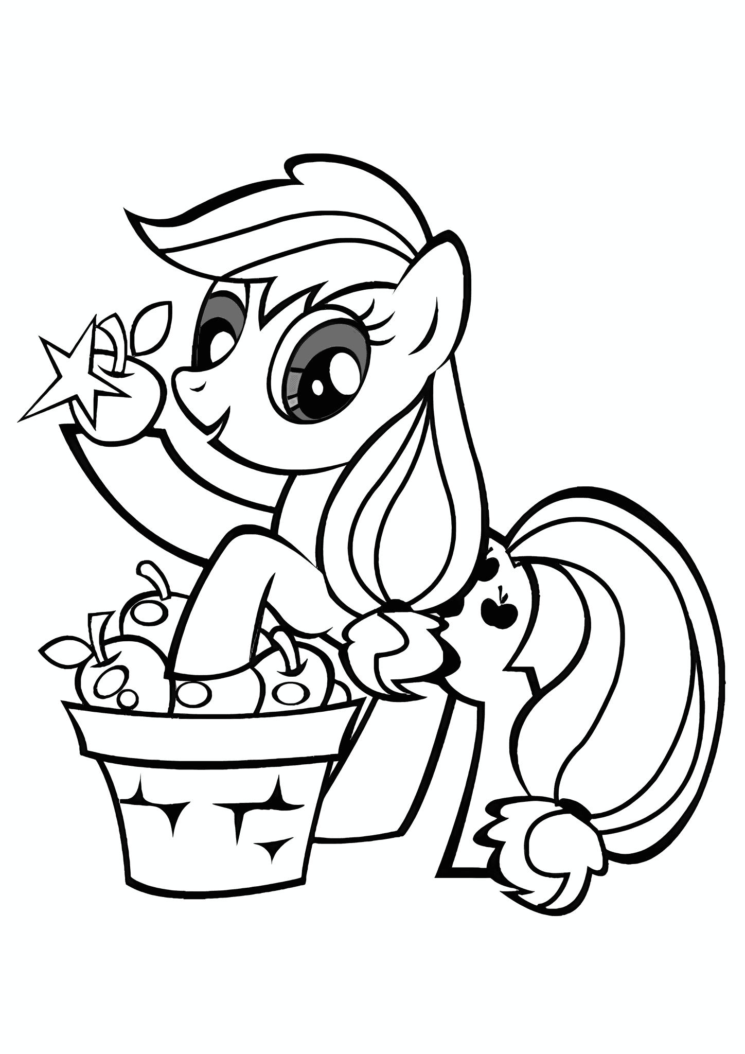 Applejack (MLP) Harvesting Crops