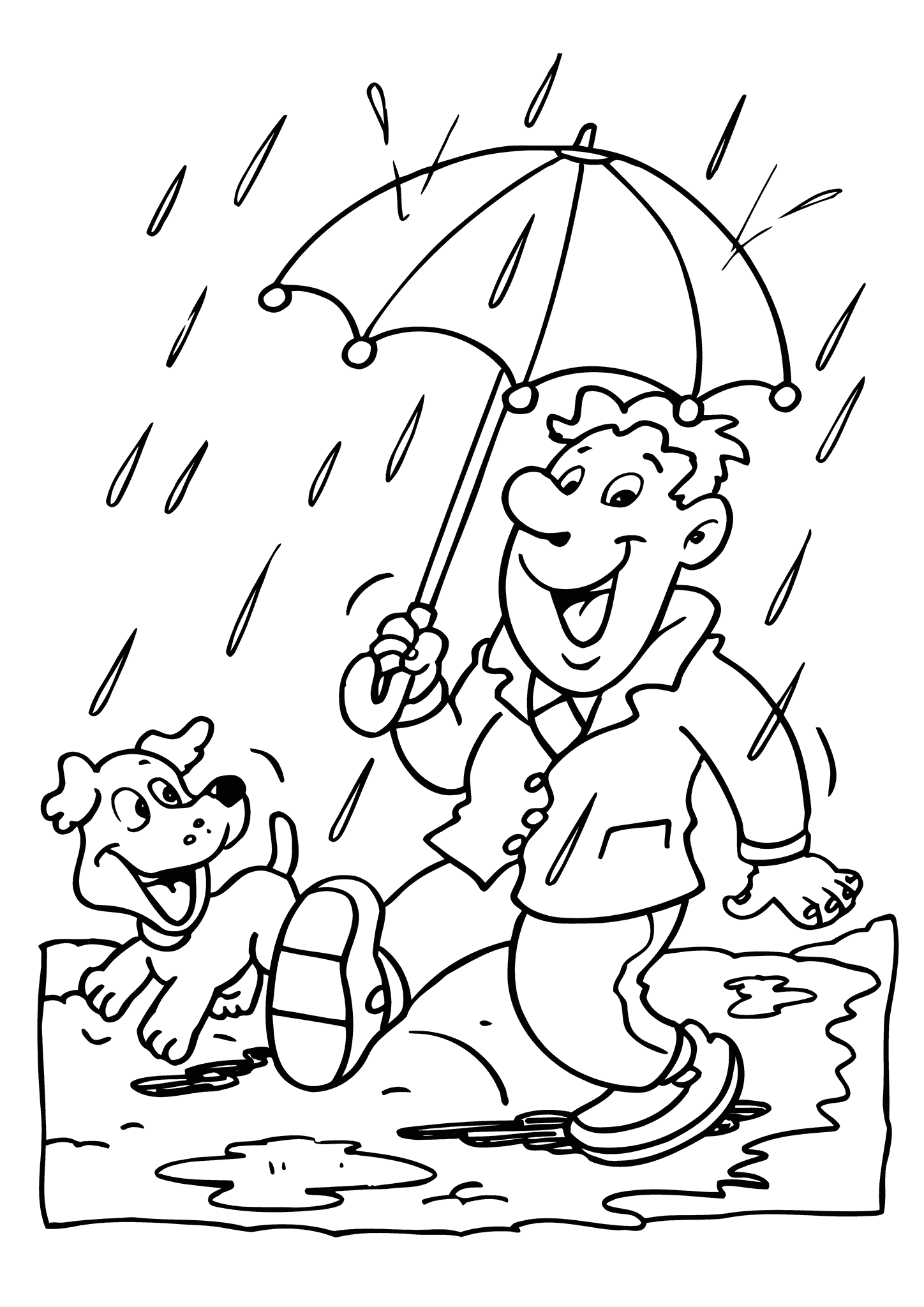 Autumn: Walking in the Rain