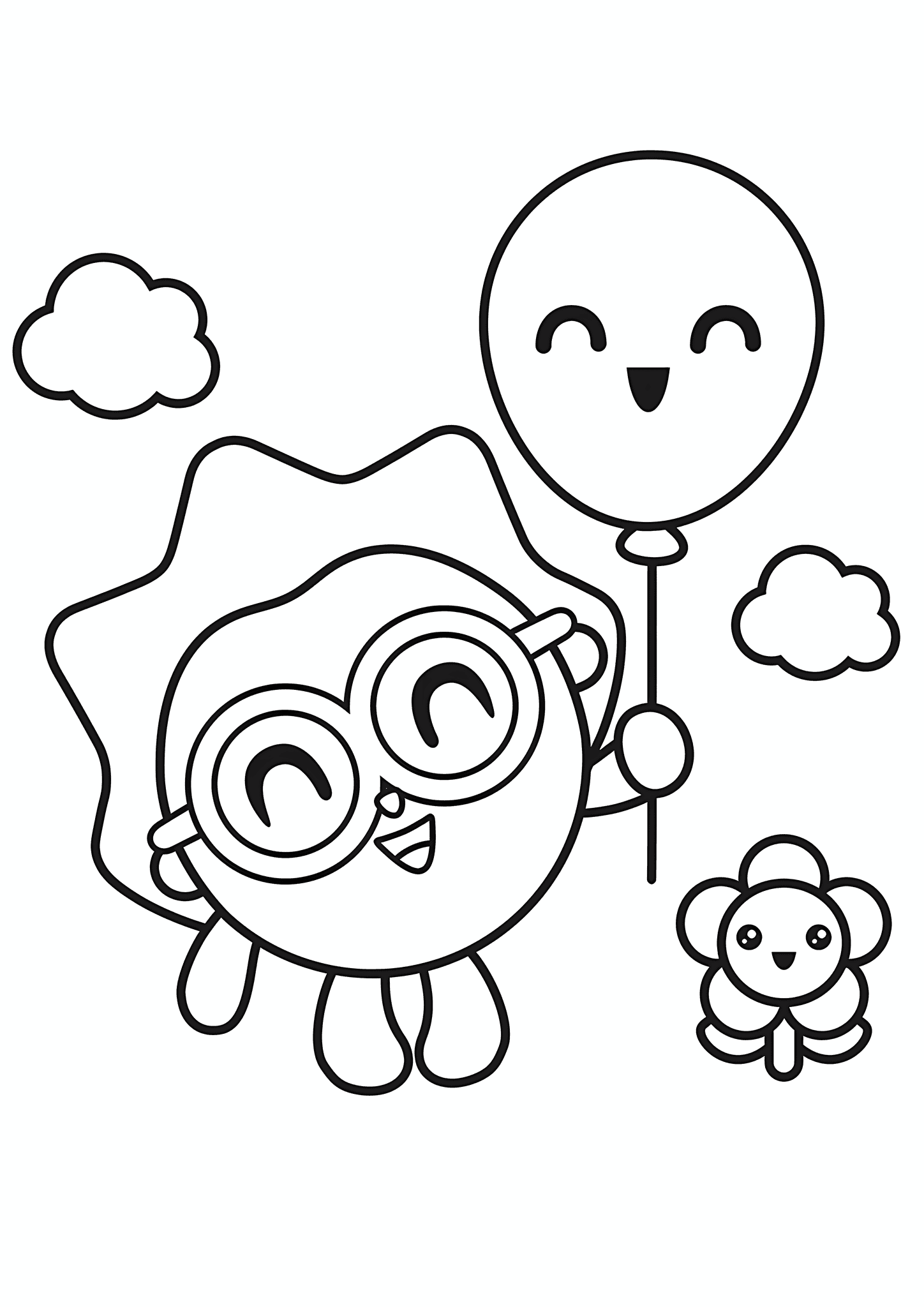 Babyriki: Hedgehog with a Balloon