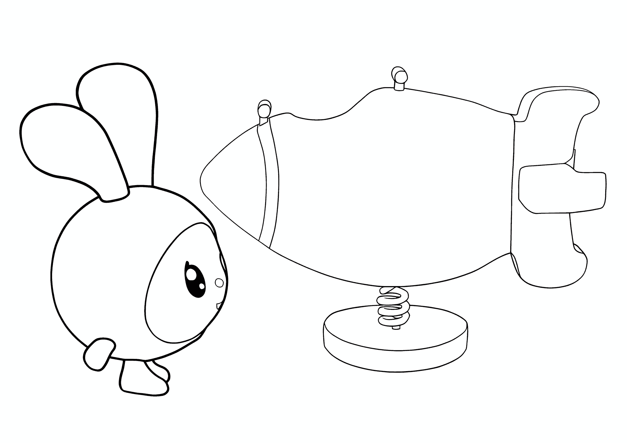 Babyriki: Rocket Swing on a Spring