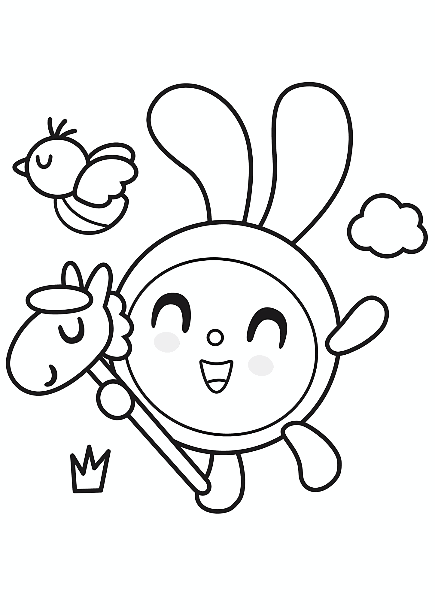 Babyriki: Tiny with a Horse