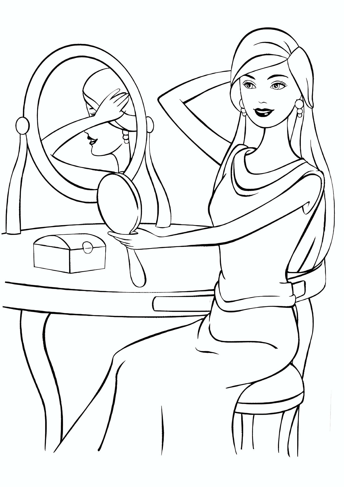 Barbie Preparing for a Date