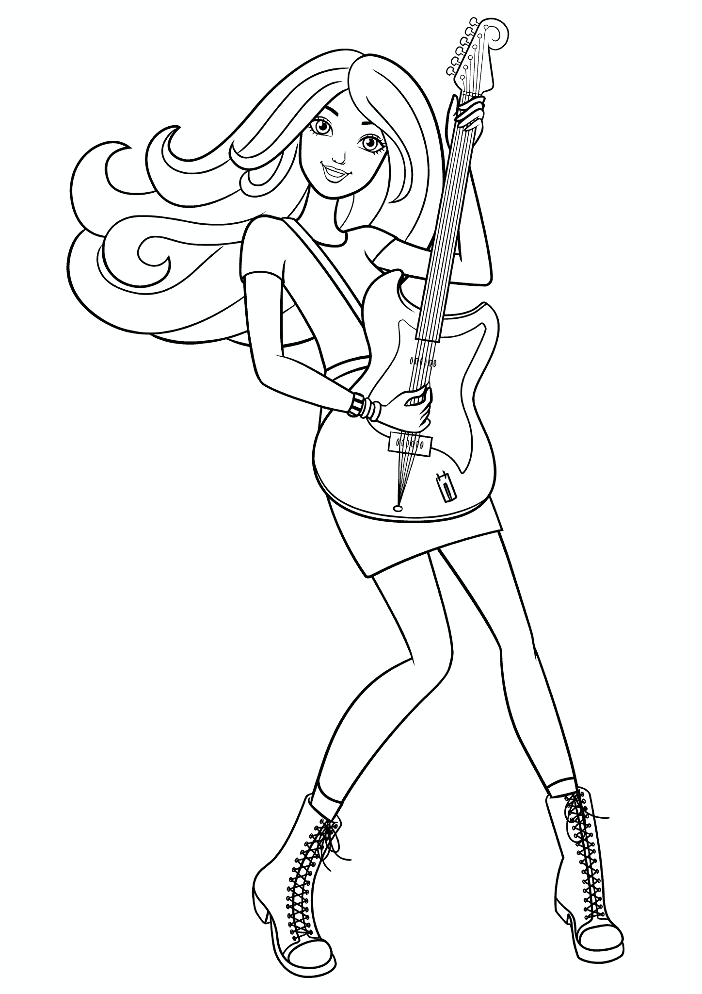 Barbie with a Guitar