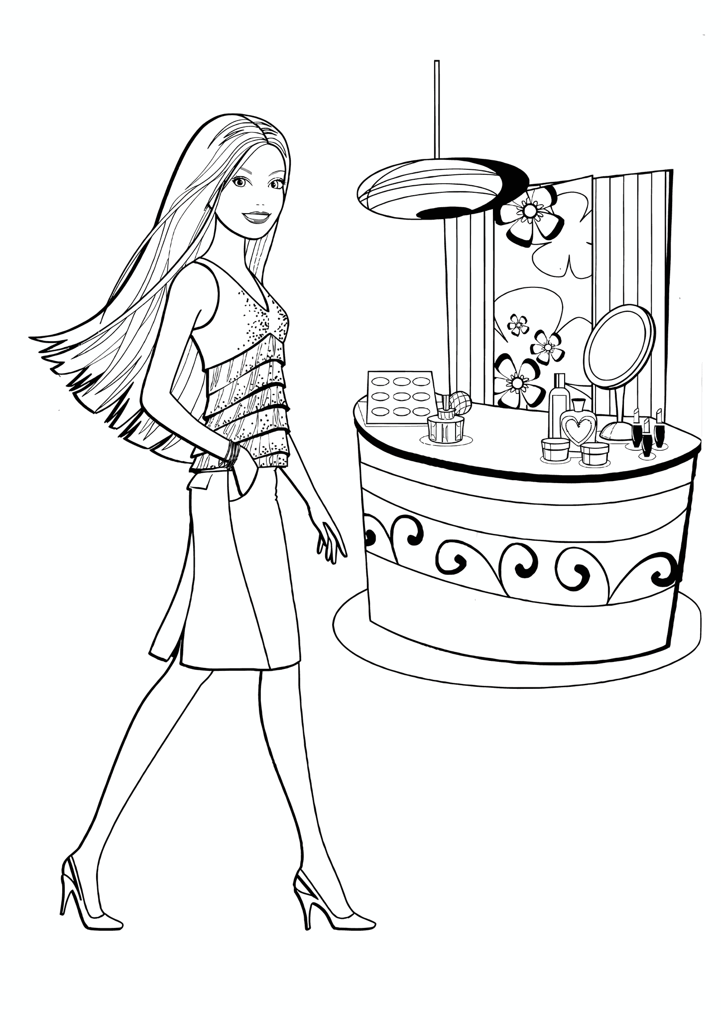 Barbie at the Beauty Salon