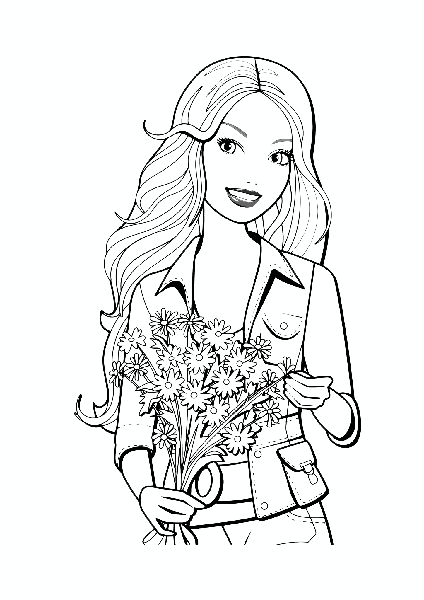 Barbie with a Bouquet