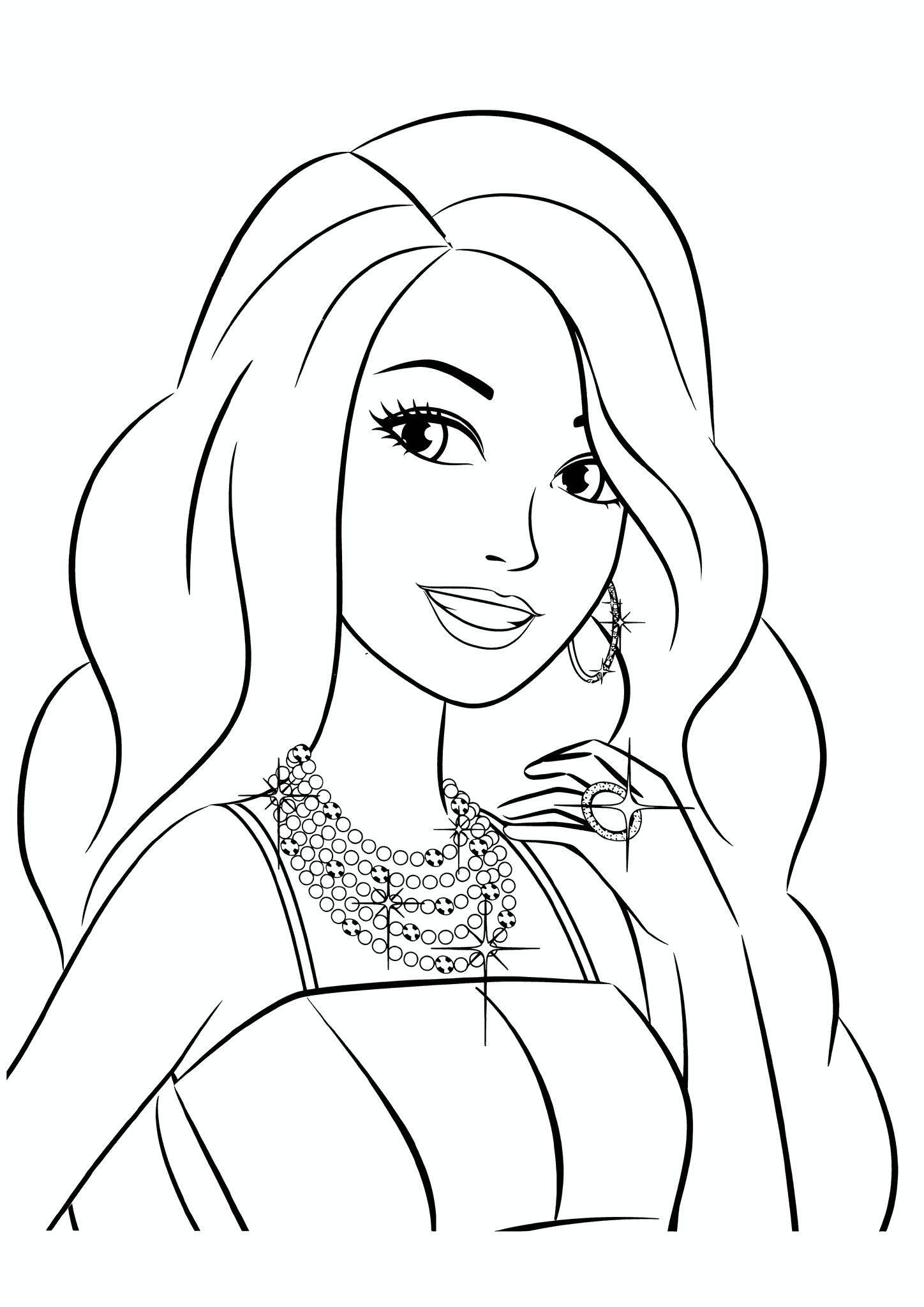 Portrait of a Doll Barbie