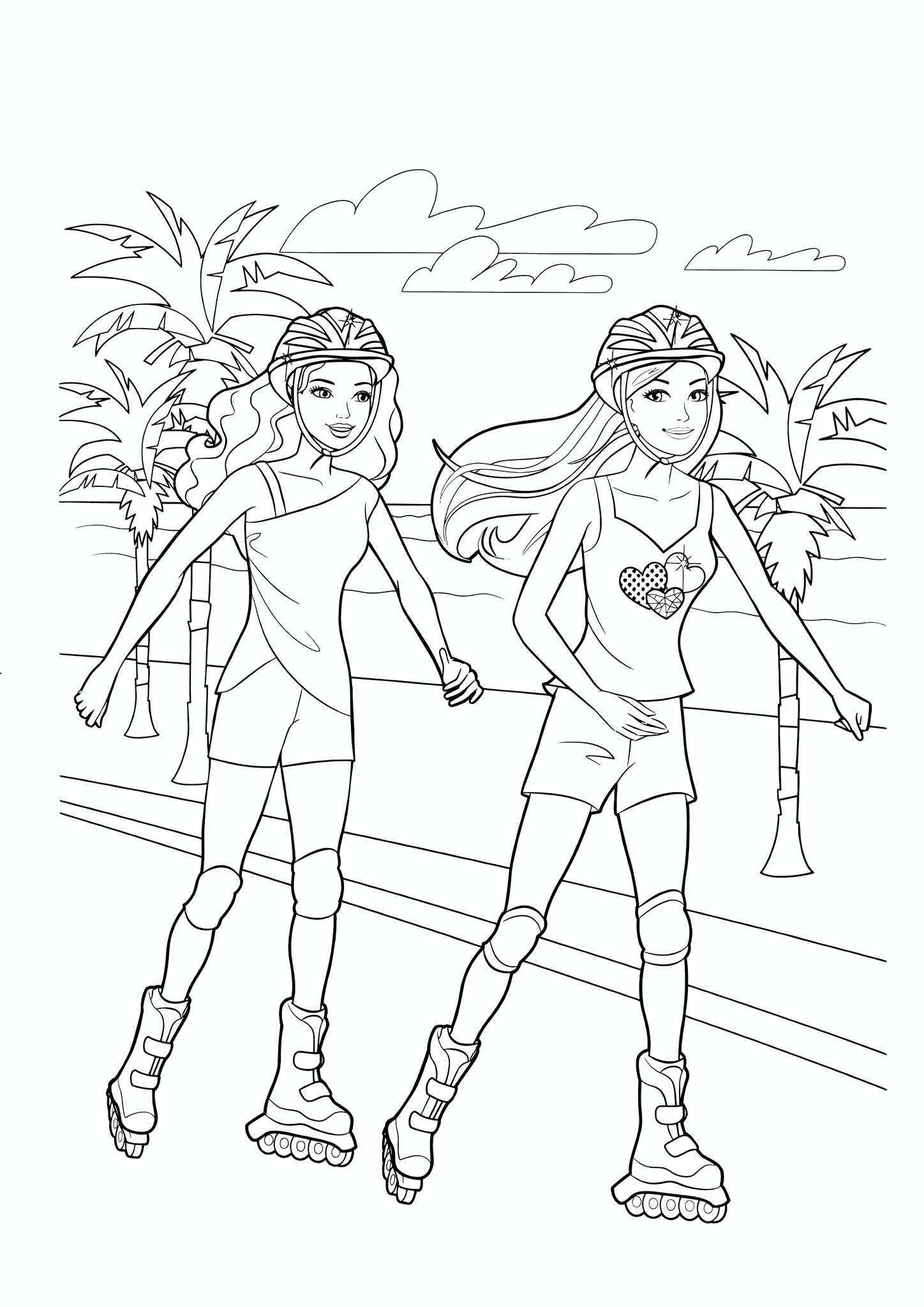 Barbie: Rollerblading