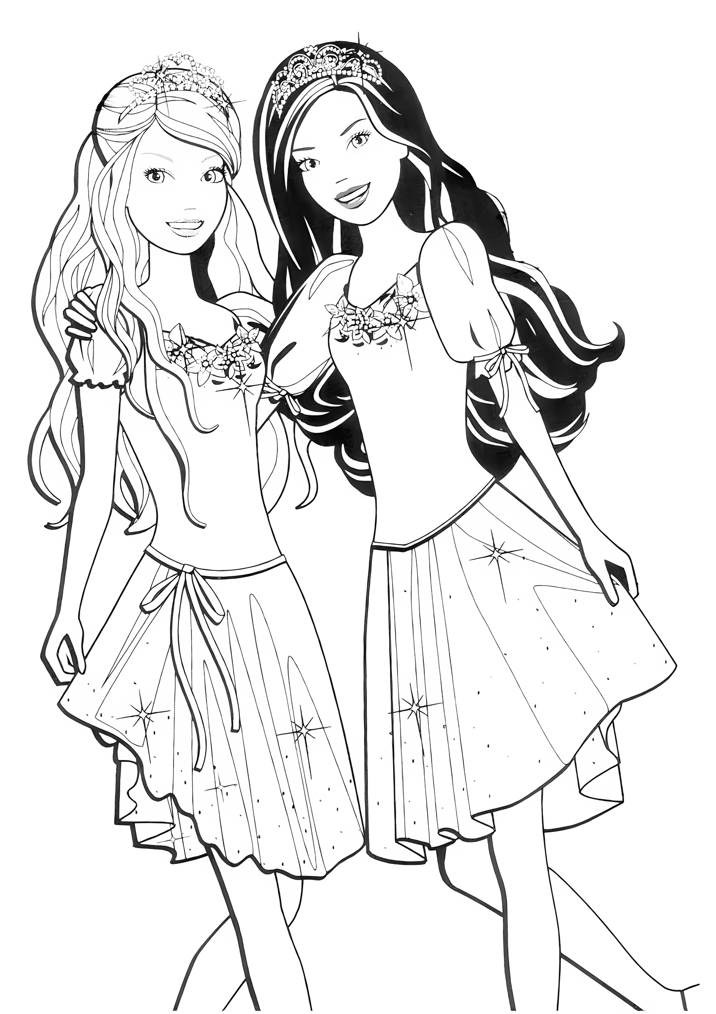 Barbie Girlfriends in Crowns