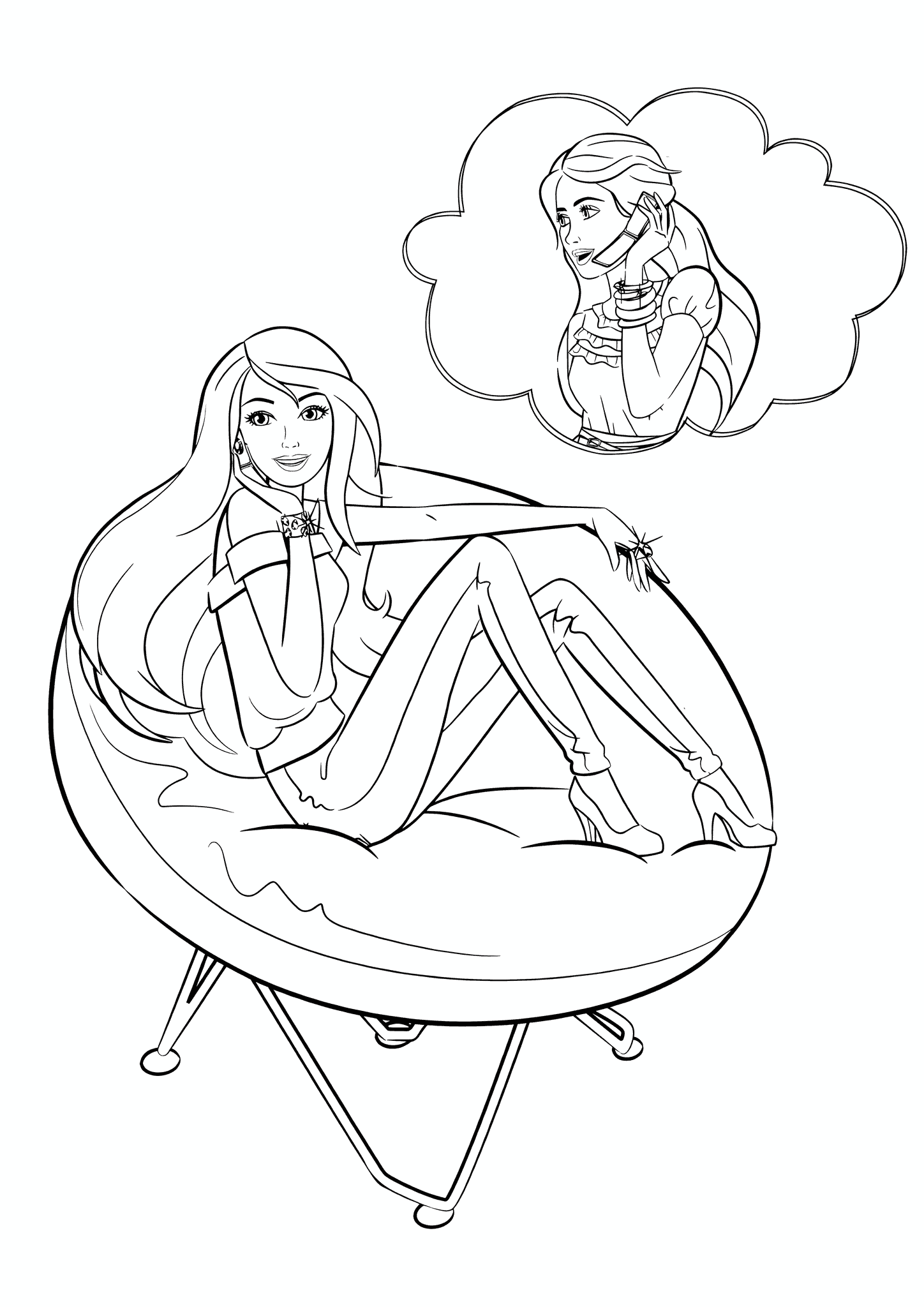 Barbie Gossips with Her Girlfriend