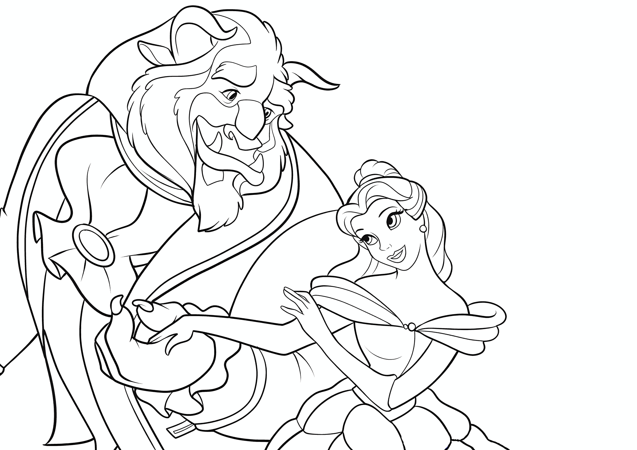 the Beast and the Princess Belle