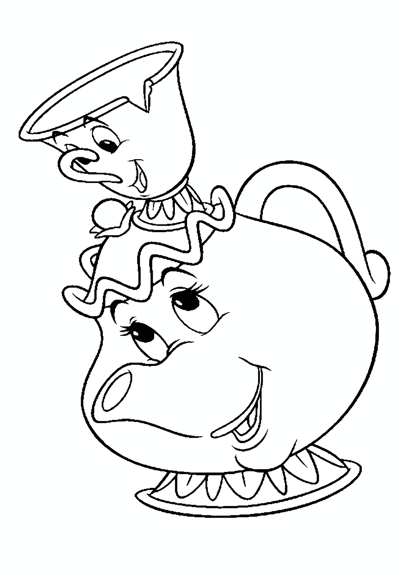 Beauty and the Beast: Madame Potts and Son