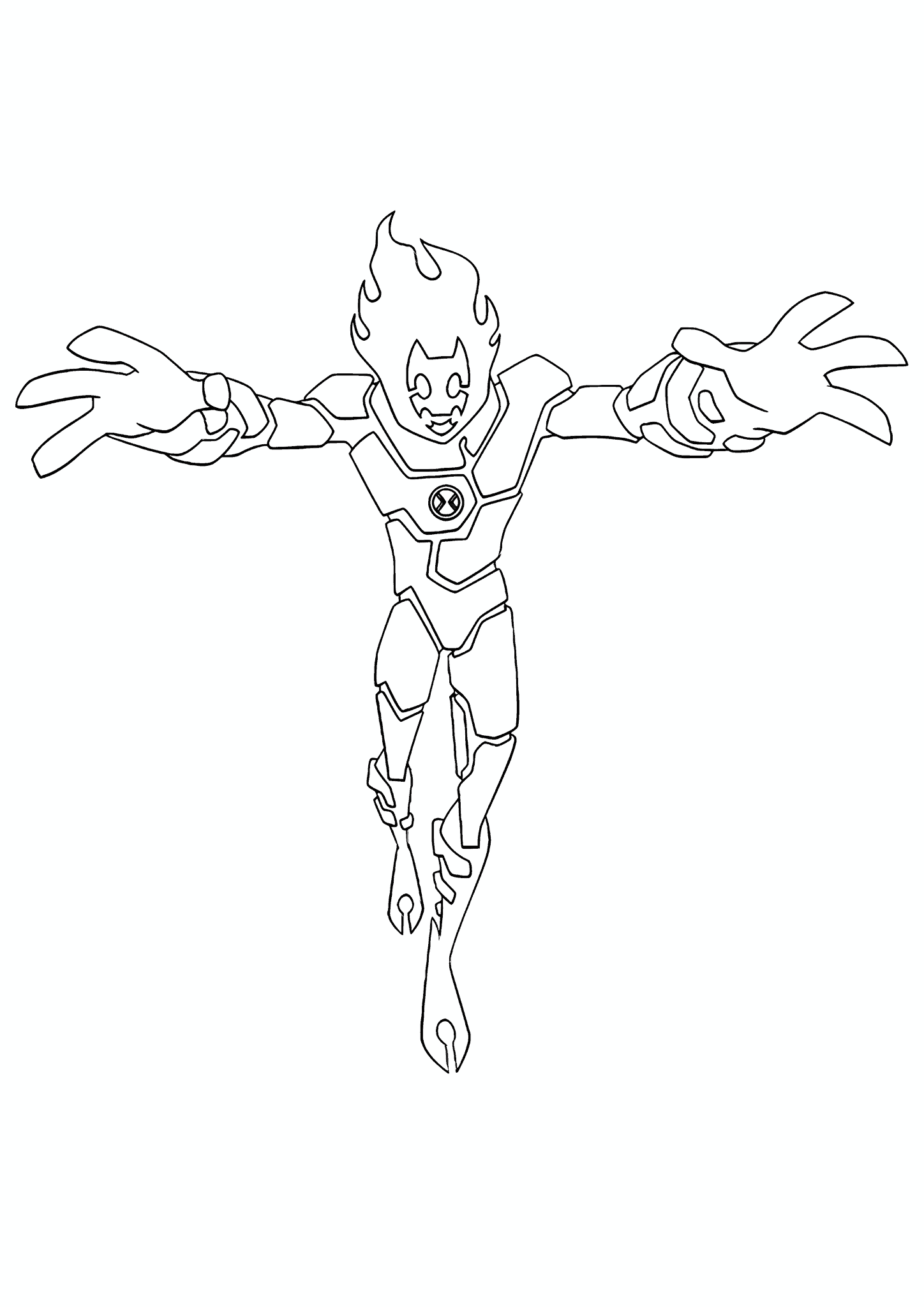 Ben 10: Man-fire Prepares to Attack