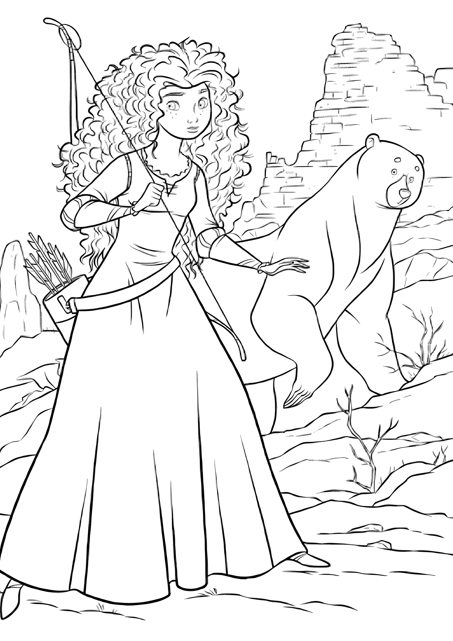 Brave: Hottie and the Bear on the Hunt