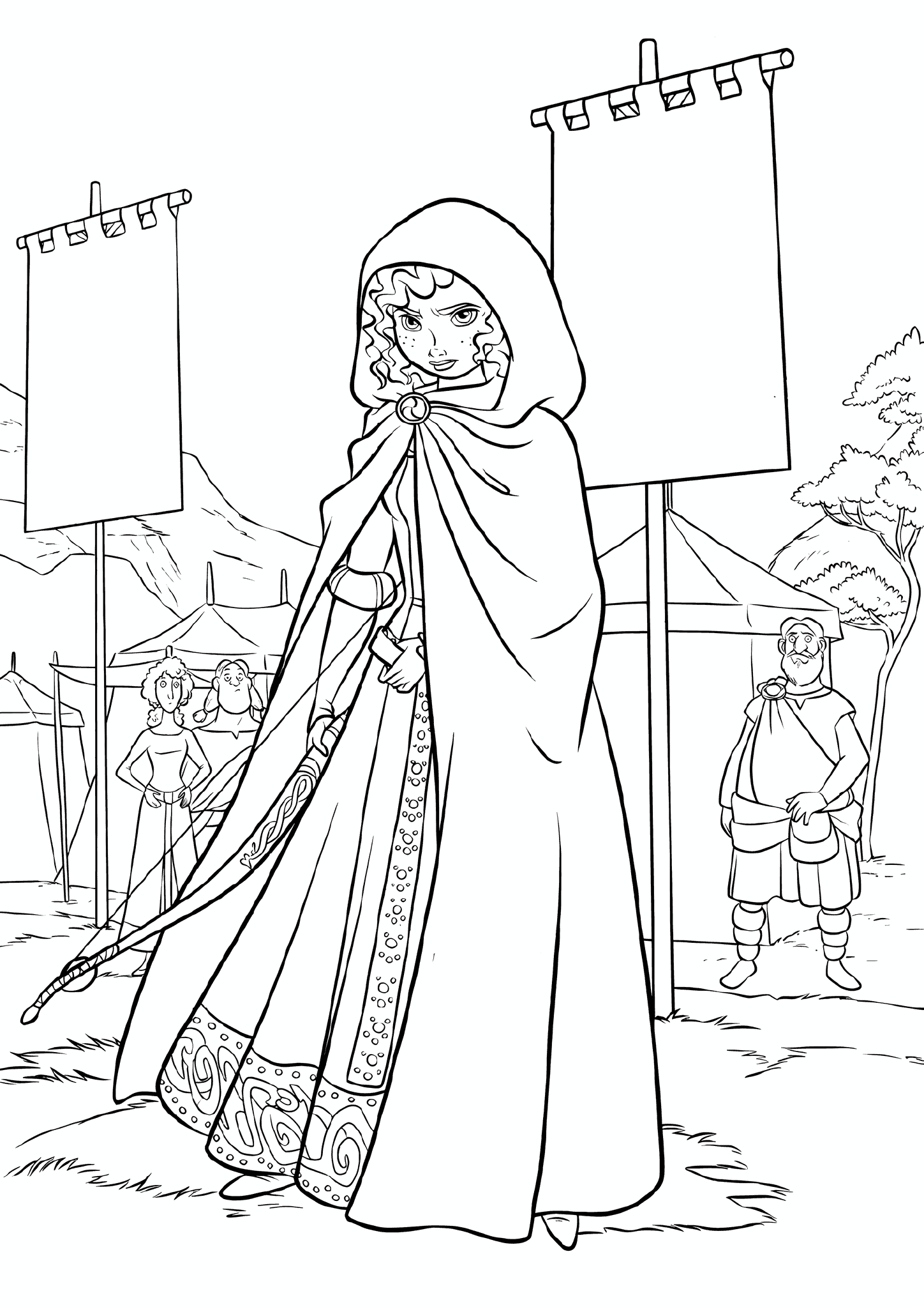 Brave: Thoughtful Girl