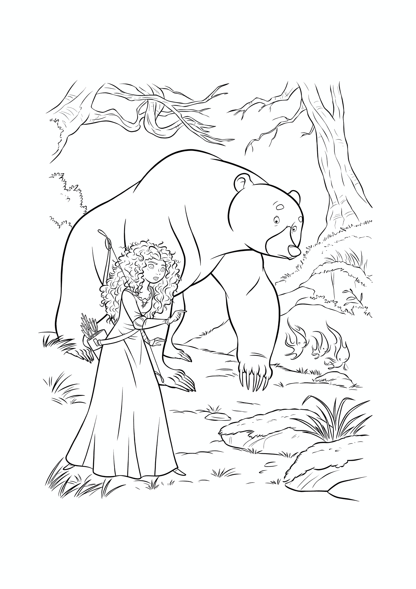 Brave: Merida and the Bear