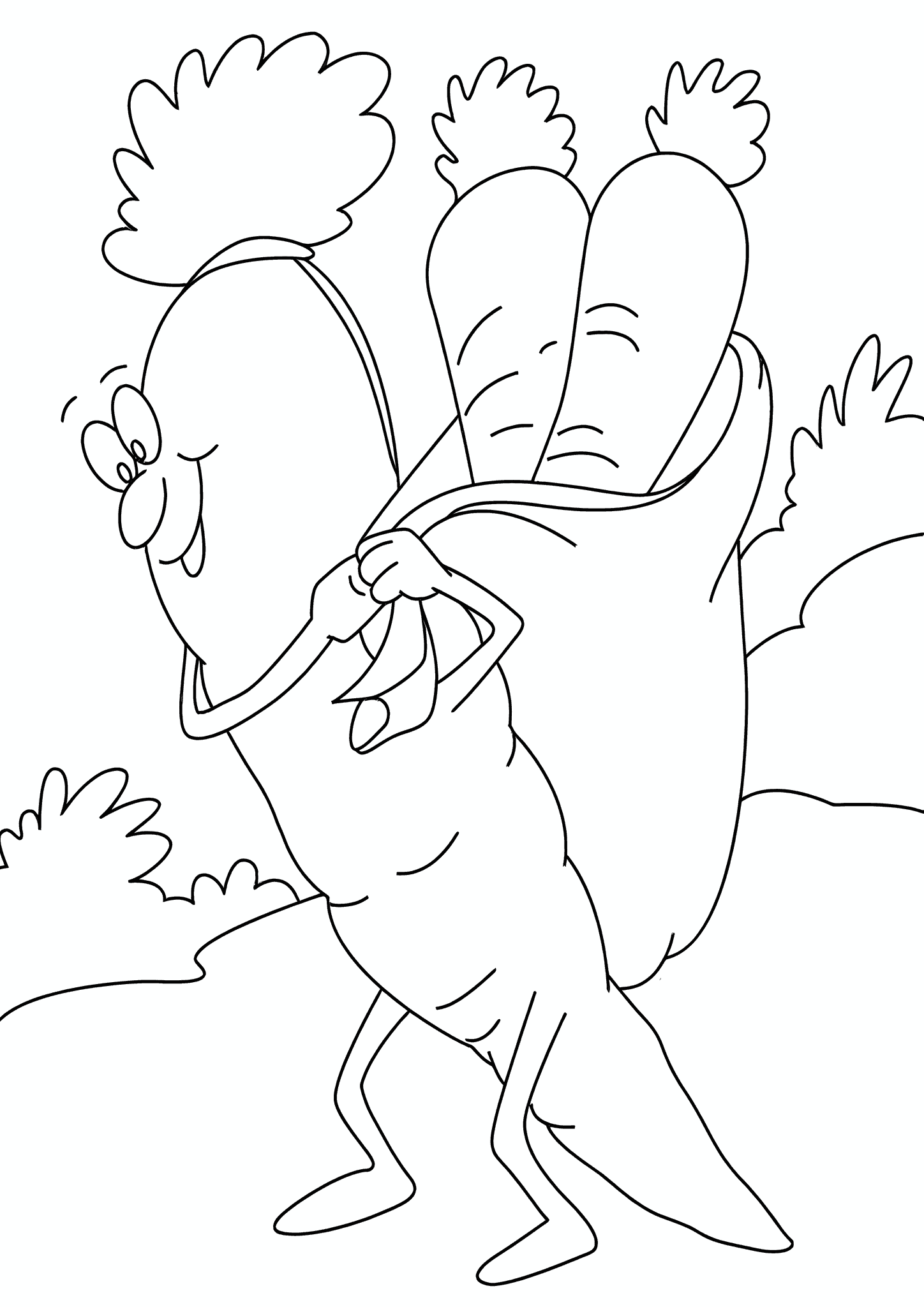 Carrots: One’s Own Burden is Not Heavy