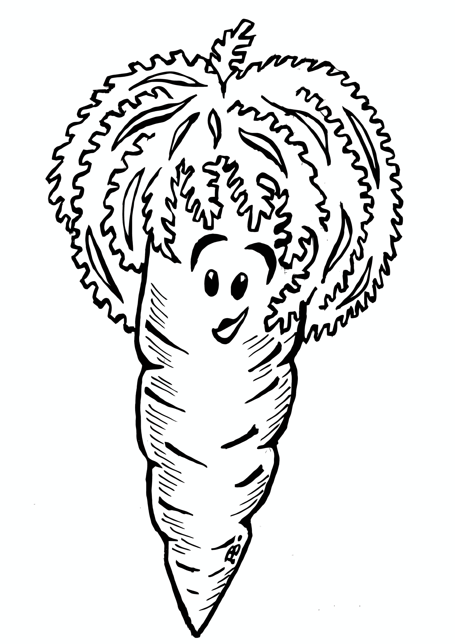 Carrots: Groomed Tops