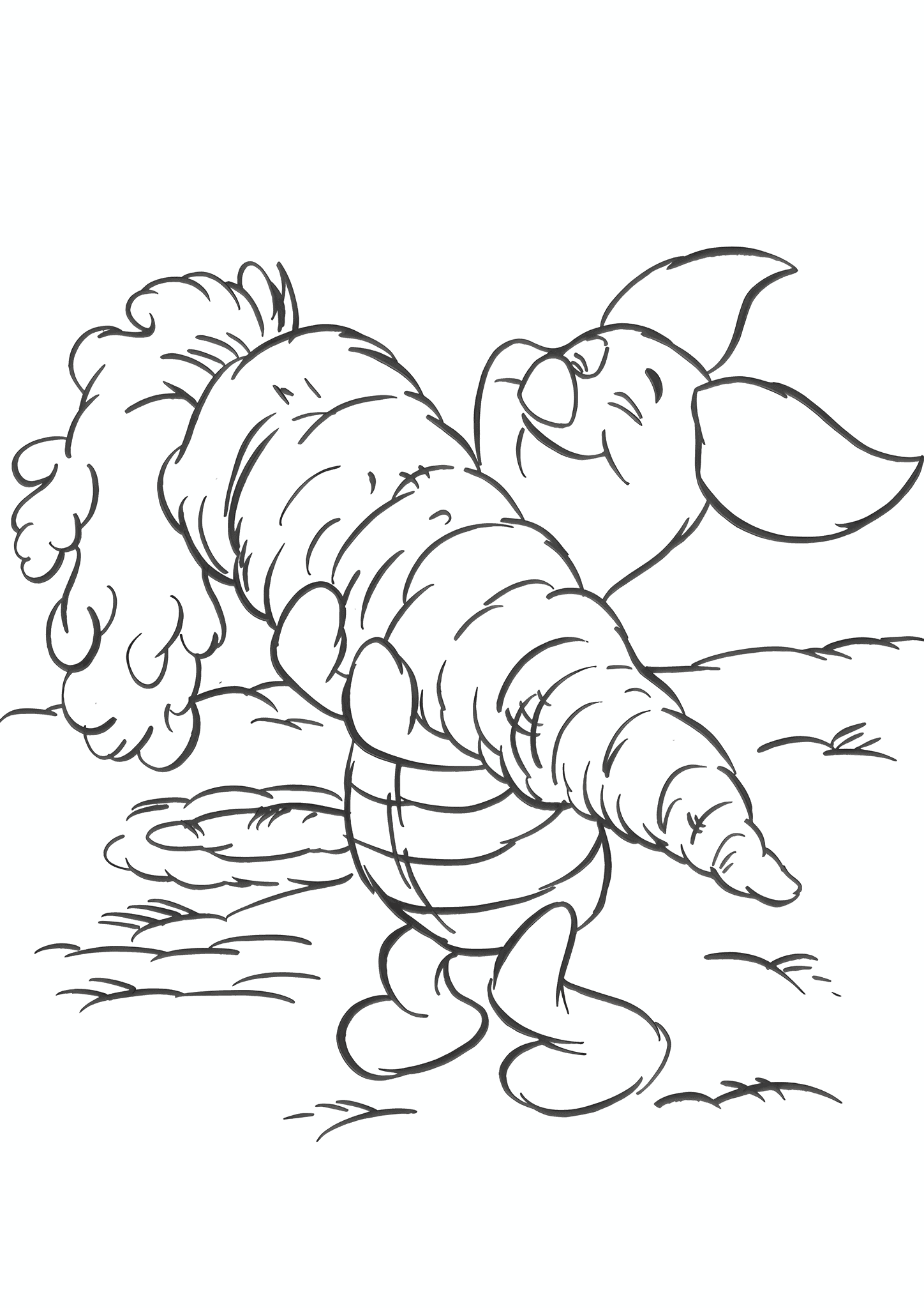 Piglet and a Huge Carrot