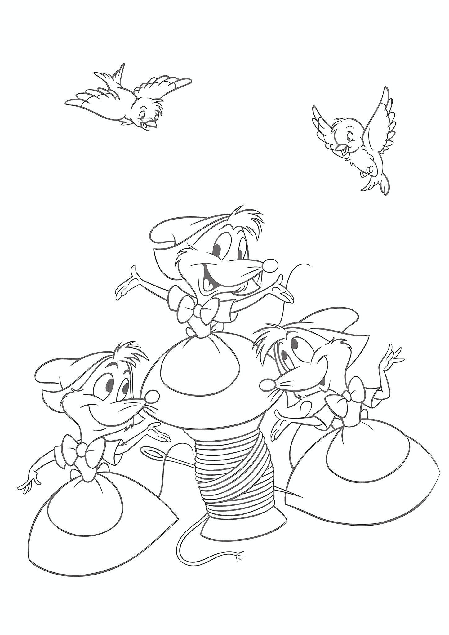 Mice Carry the Thread and the Needle