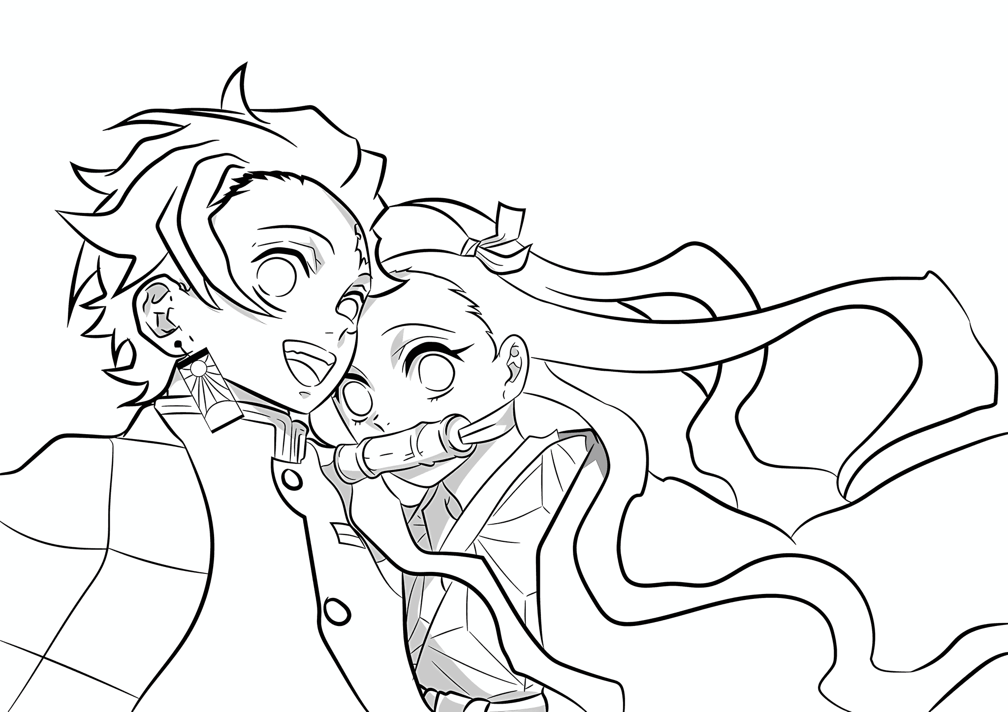 Tanjiro and Nezuko Kamado (Demon Slayer)