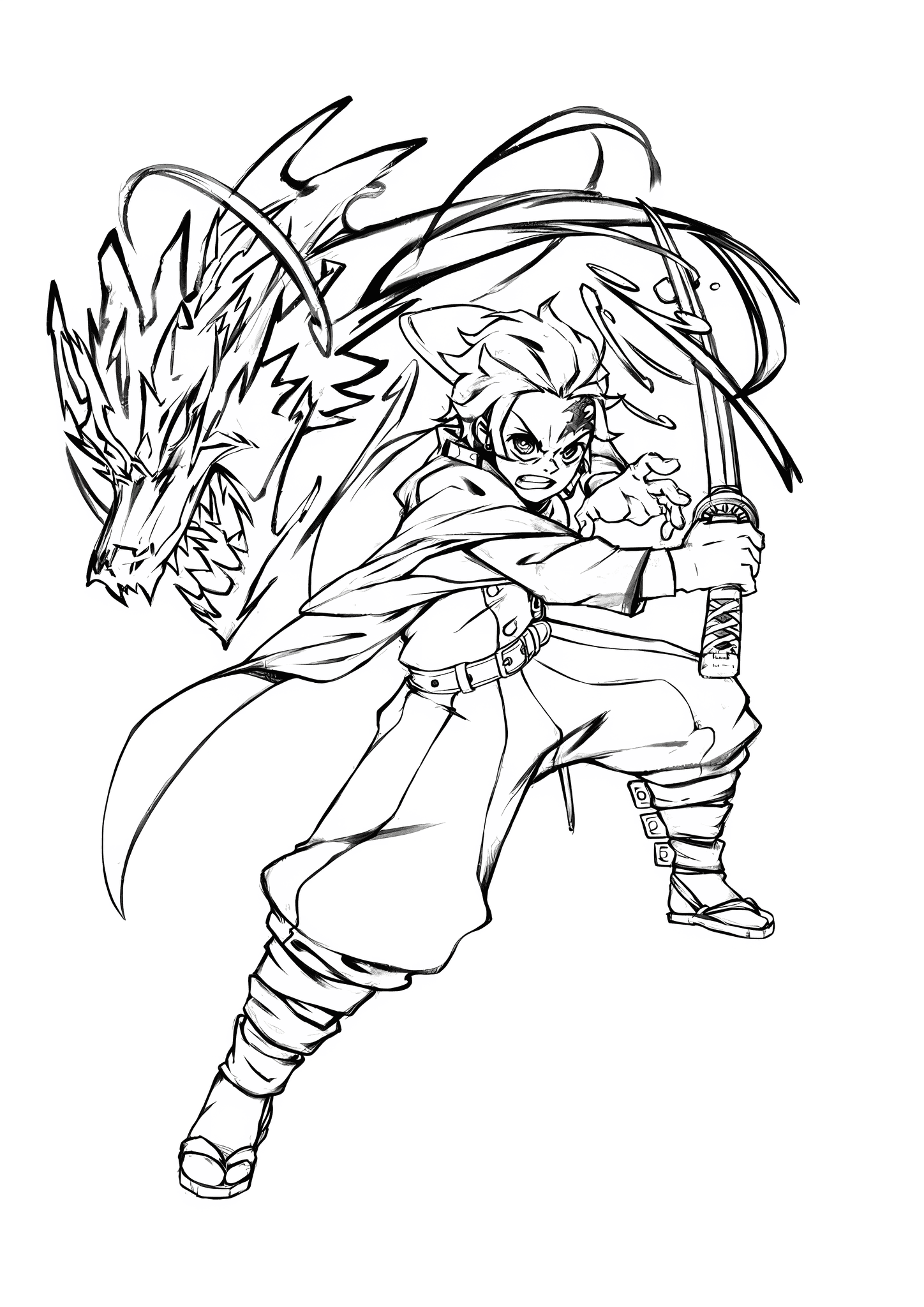 Tanjiro Attacks (Demon Slayer)