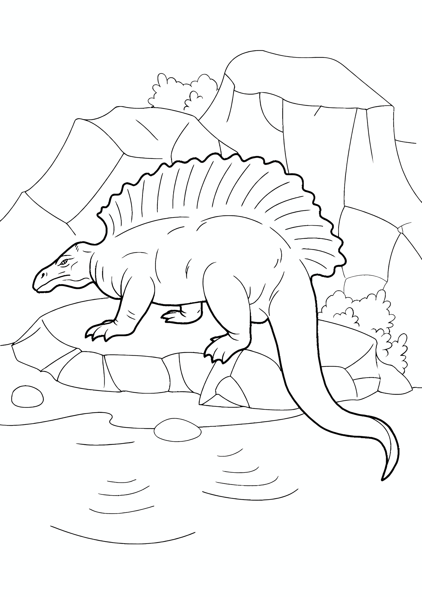 Edaphosaurus Dinosaur