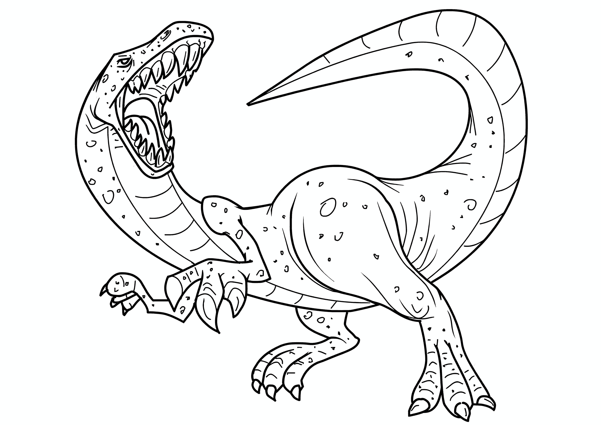 Scary Toothy Dinosaur