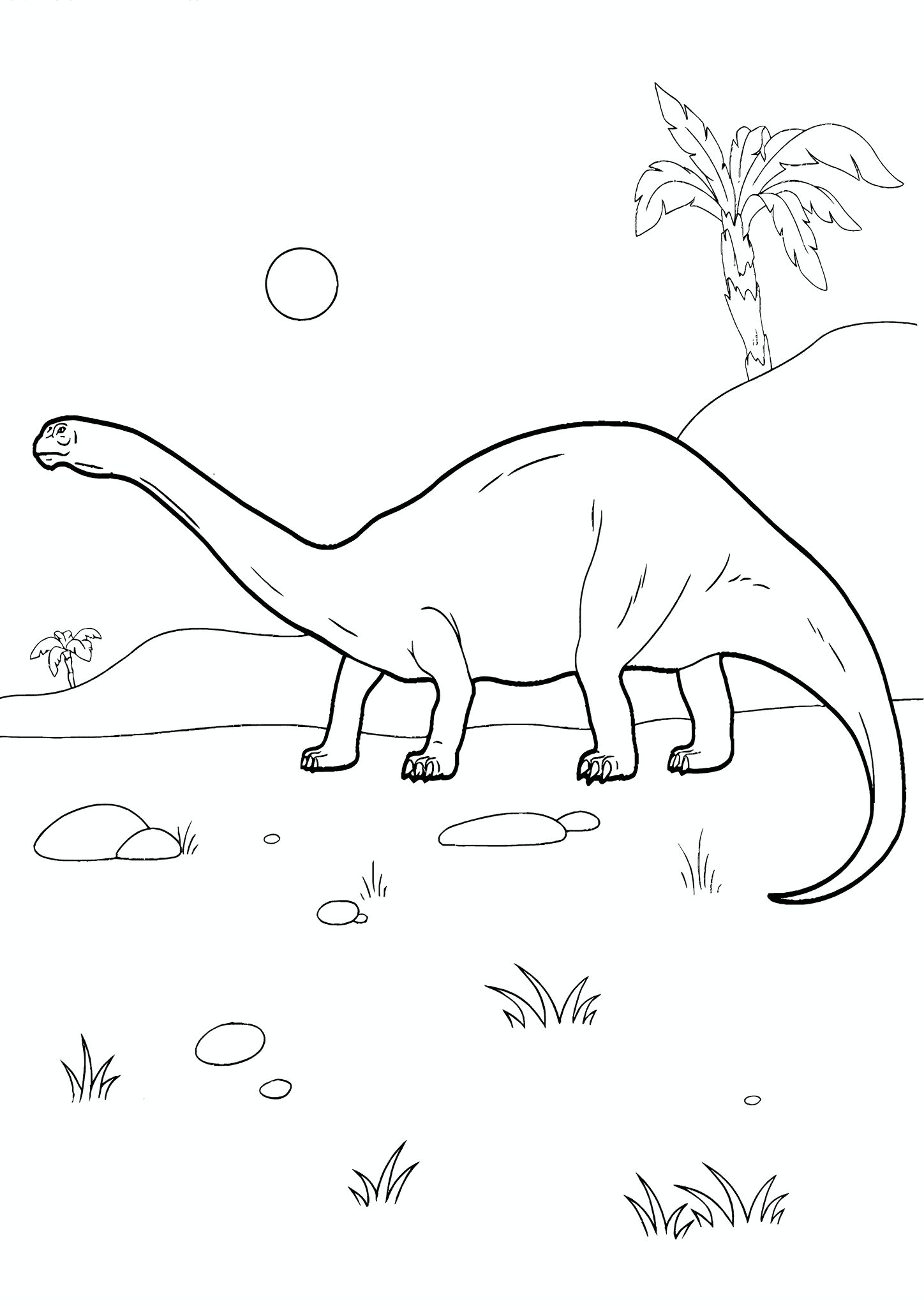 Huge Diplodocus Dinosaur
