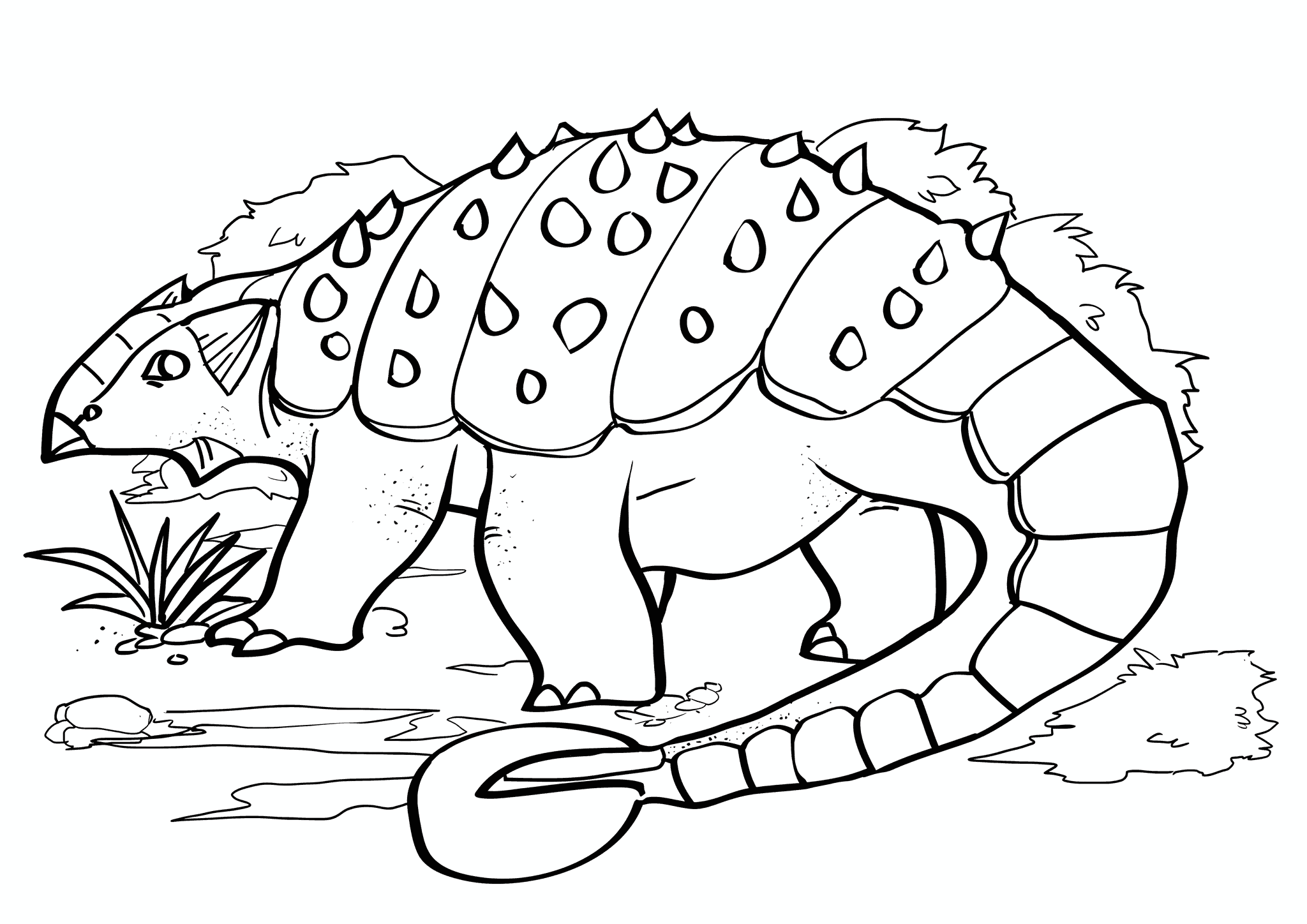 Formidable Ankylosaurus Dinosaur