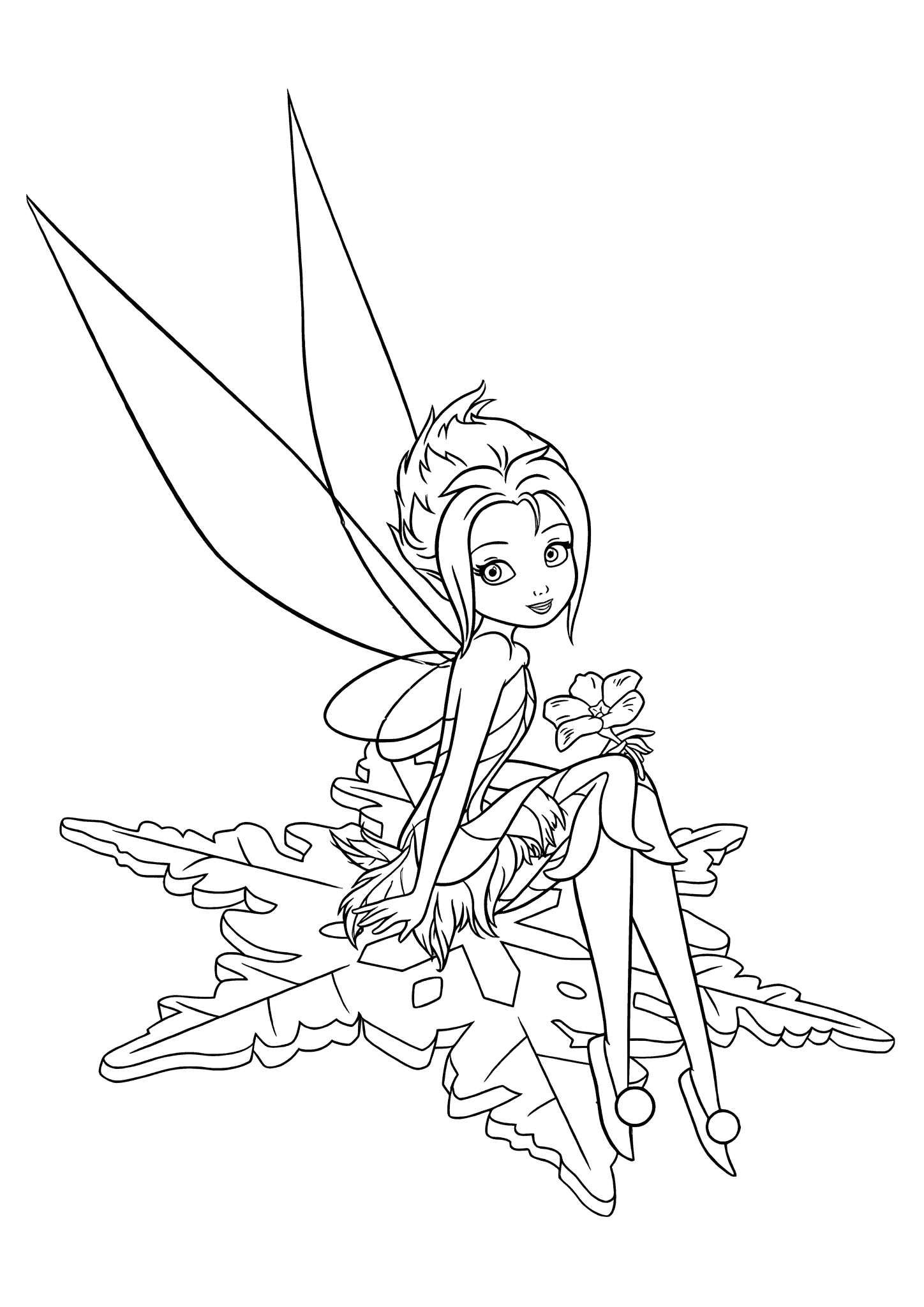 Disney Fairies: Forget Me Not on a Snowflake