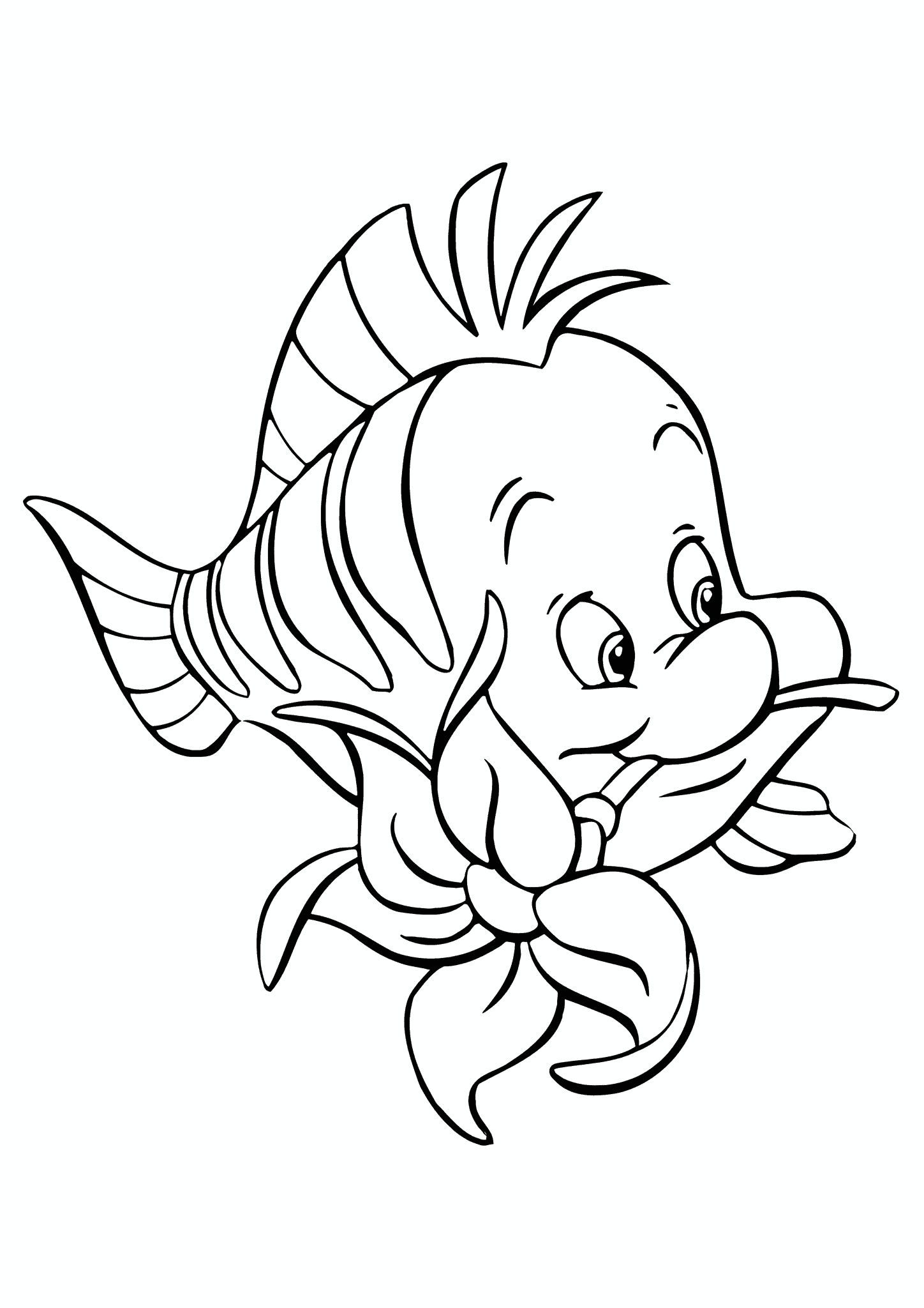 Ariel (Disney Princess): Flounder with a Flower