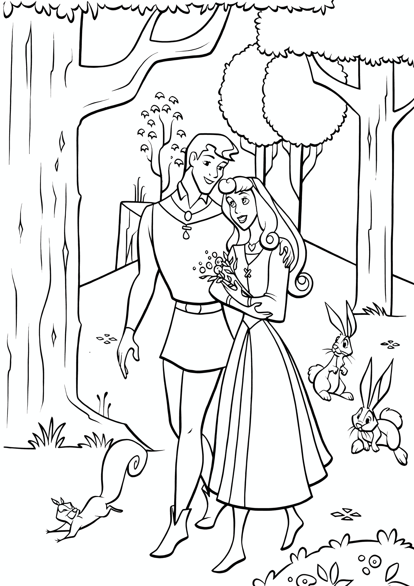 Aurora Princess Walk in the Woods