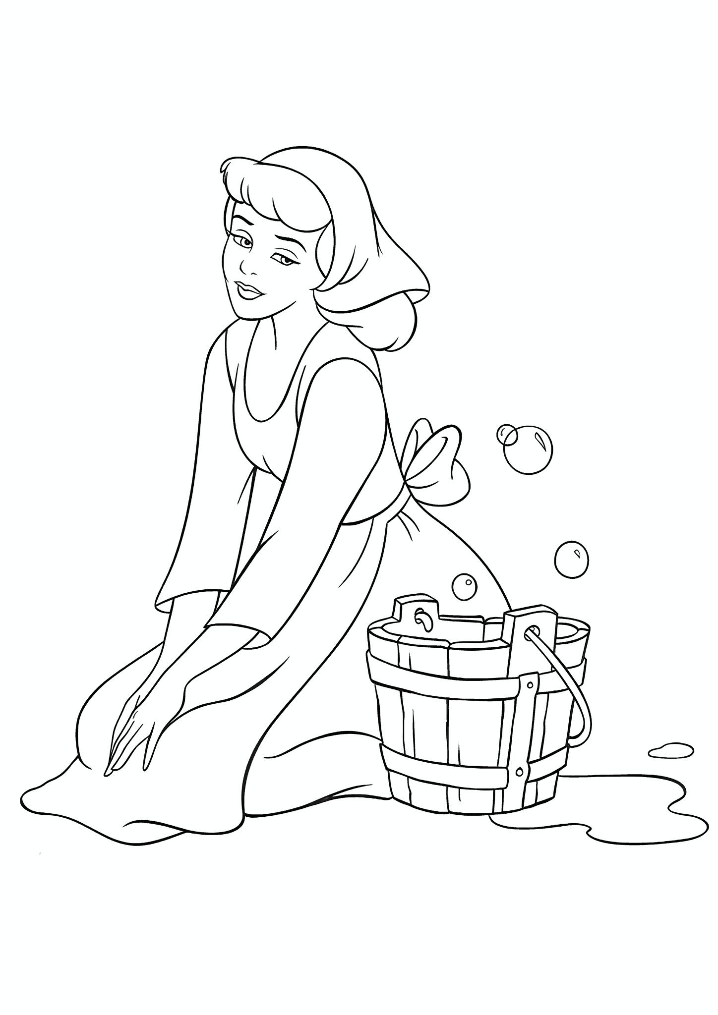 Cinderella Princess at the Cleanup