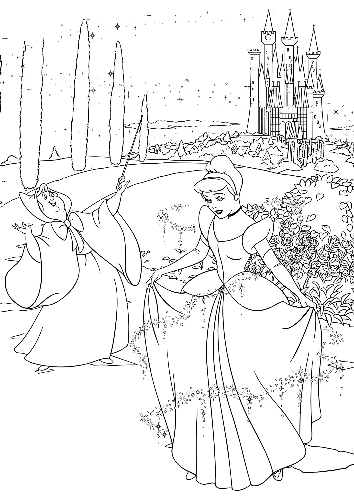 Cinderella Princess Creates a Dress