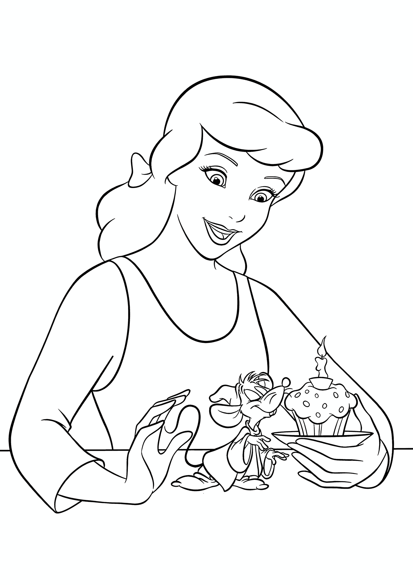 Cinderella Princess Cupcake