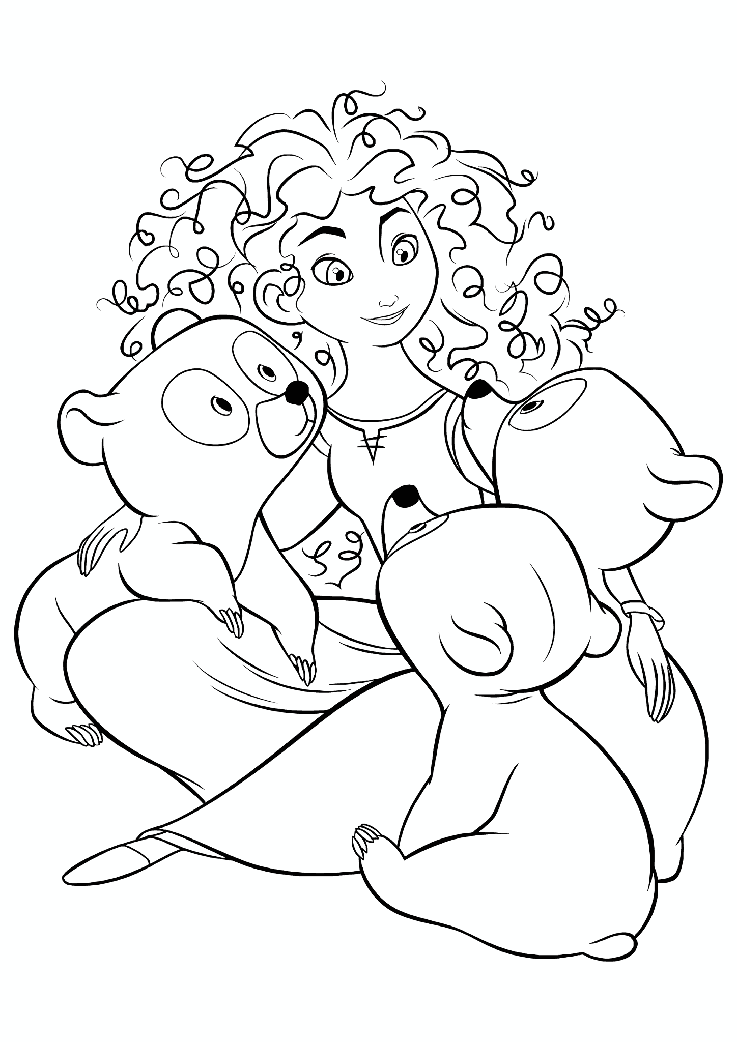 Merida Princess: Warm Company of Bears