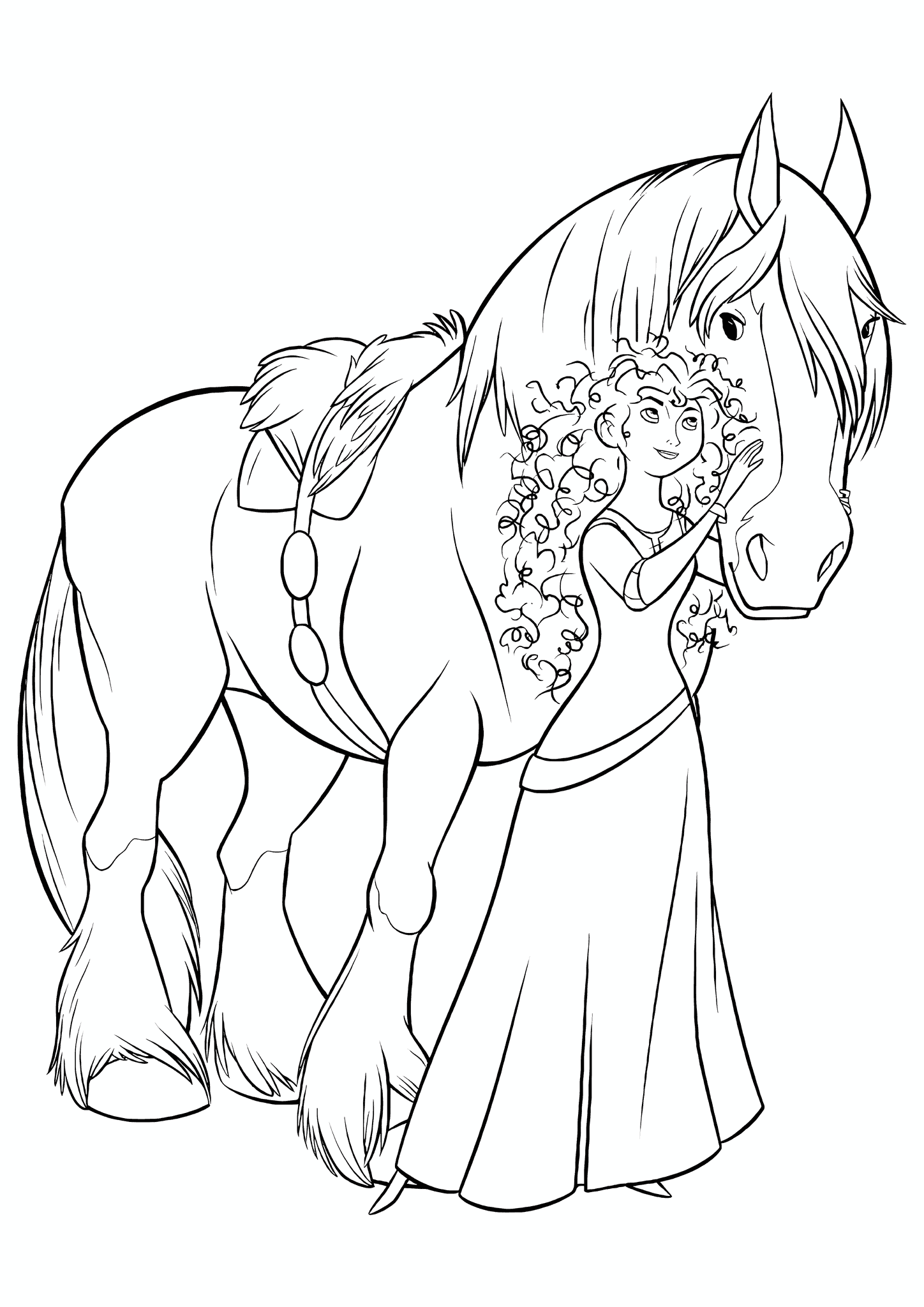 Merida Princess: Merida and the Horse