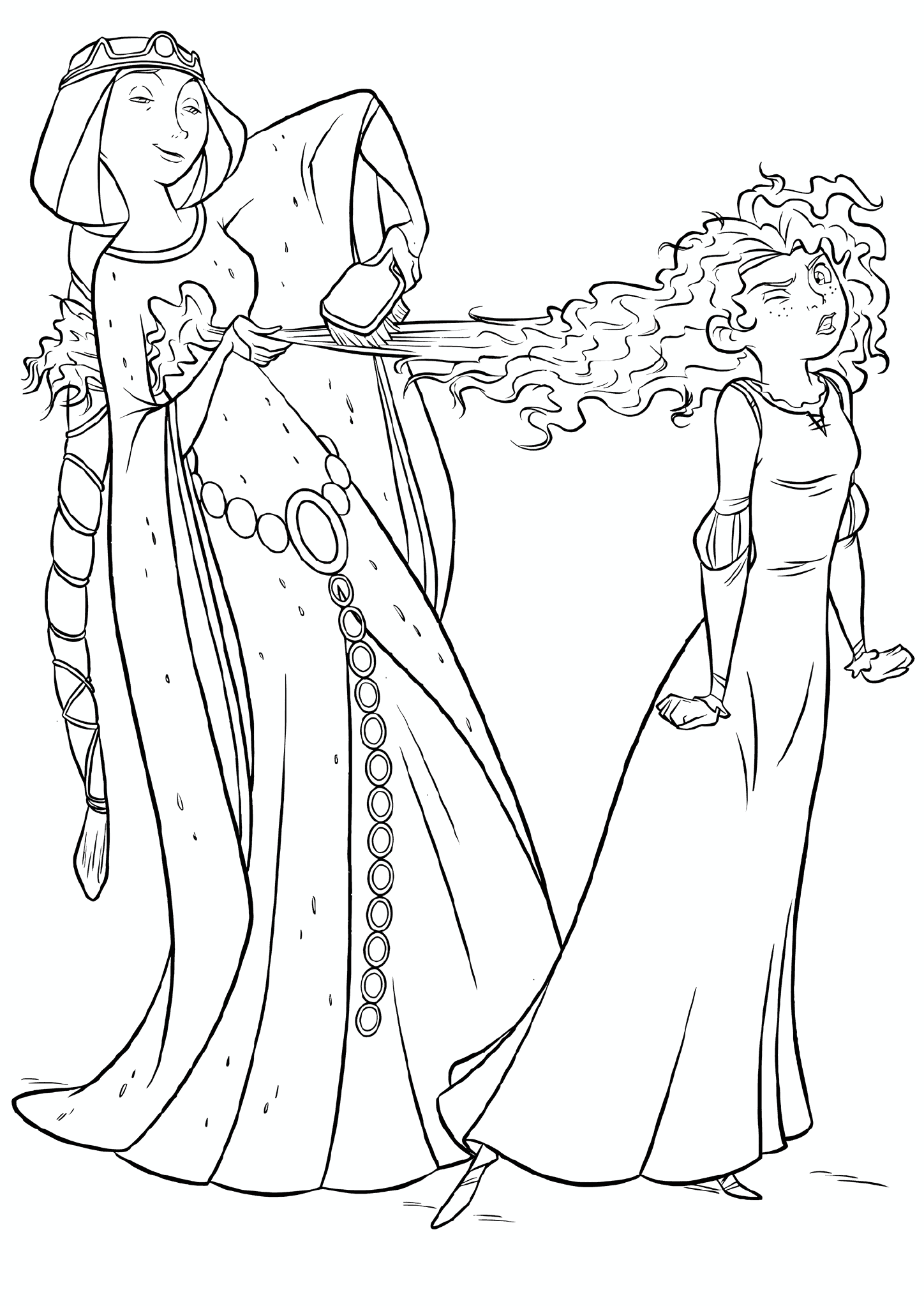 Merida Princess: Mom Hairdresser