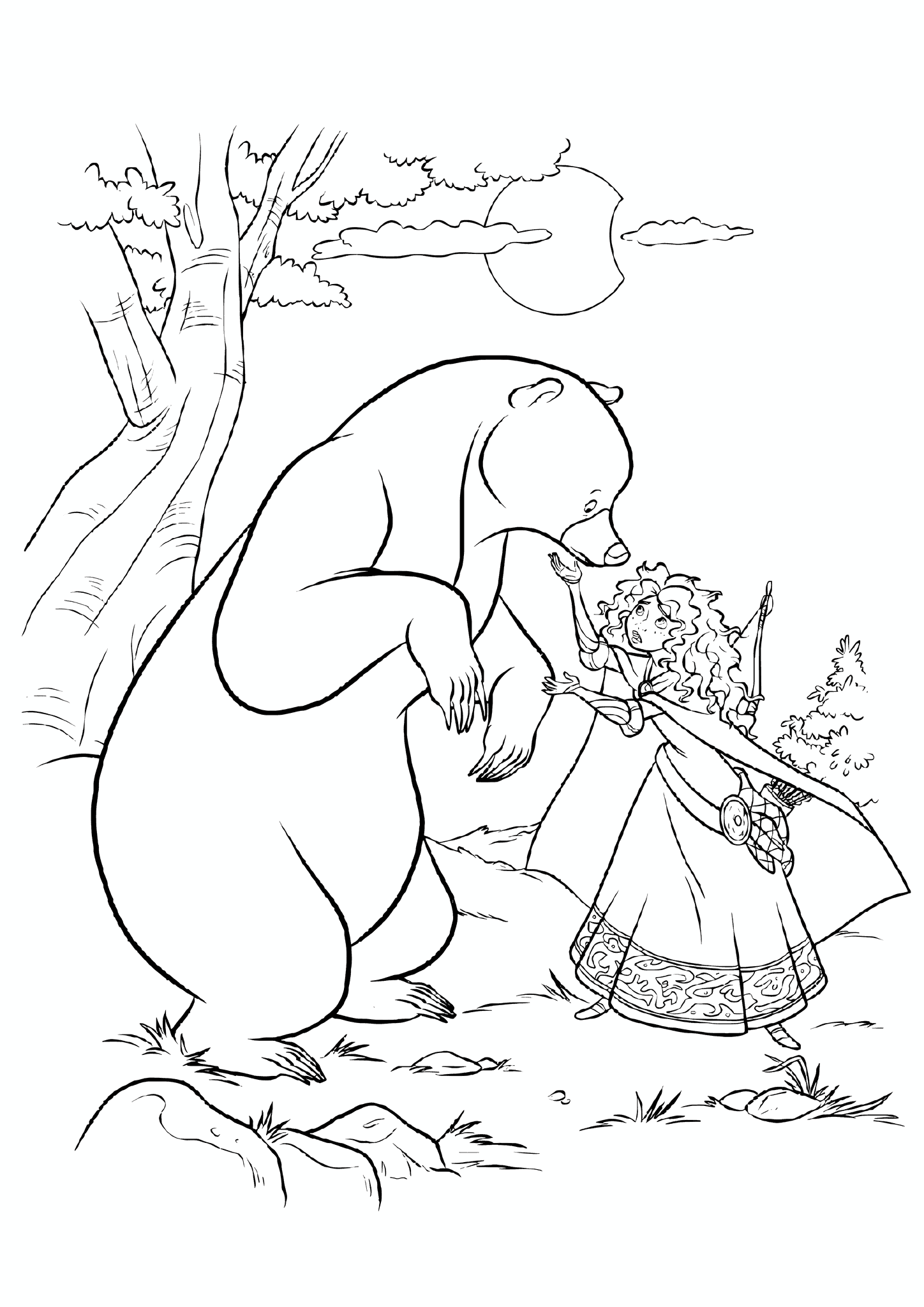 Merida Princess: the Bear is Sad