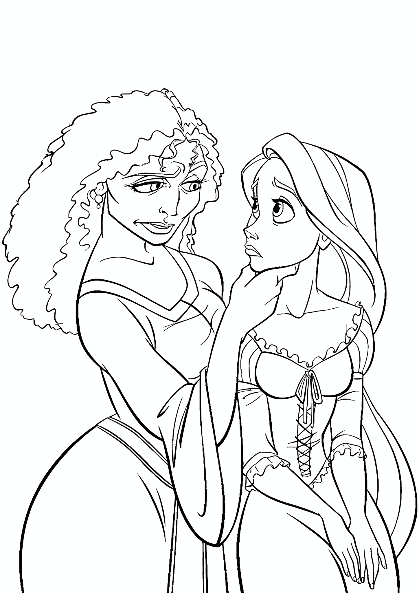 Rapunzel Princess and Gothel