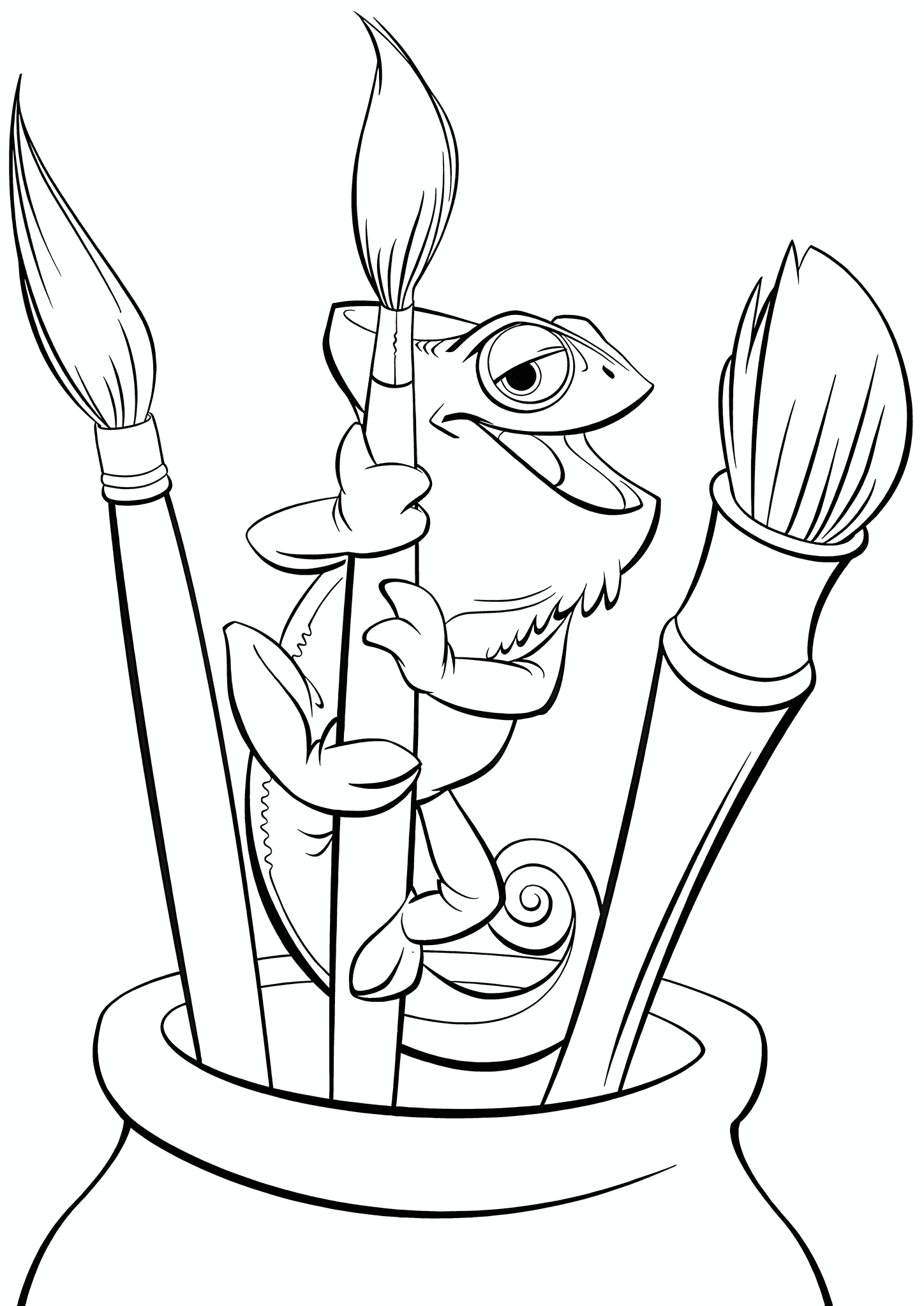 Rapunzel Princess: Pascal with Tassels