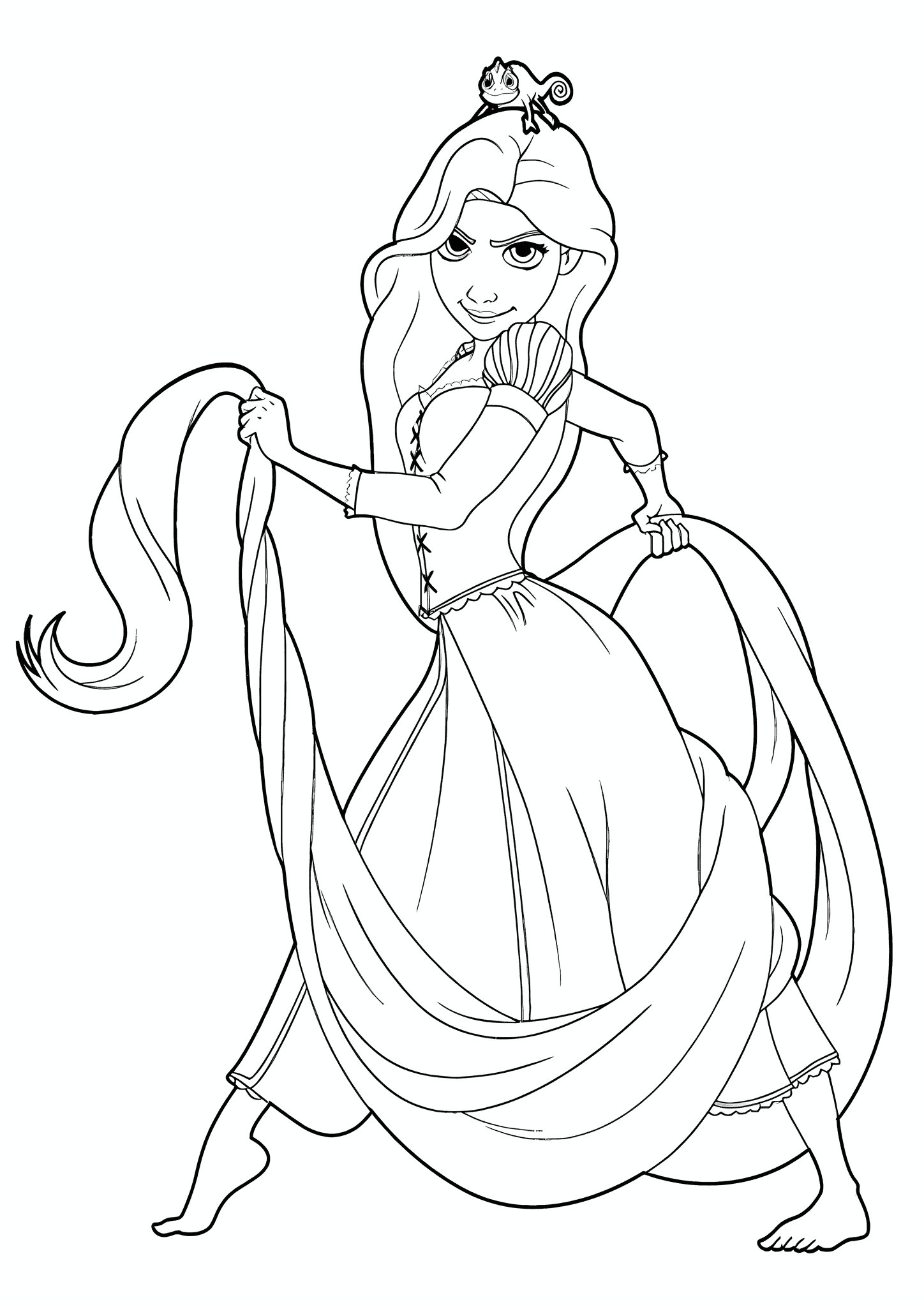 Rapunzel Princess Prepares for Battle