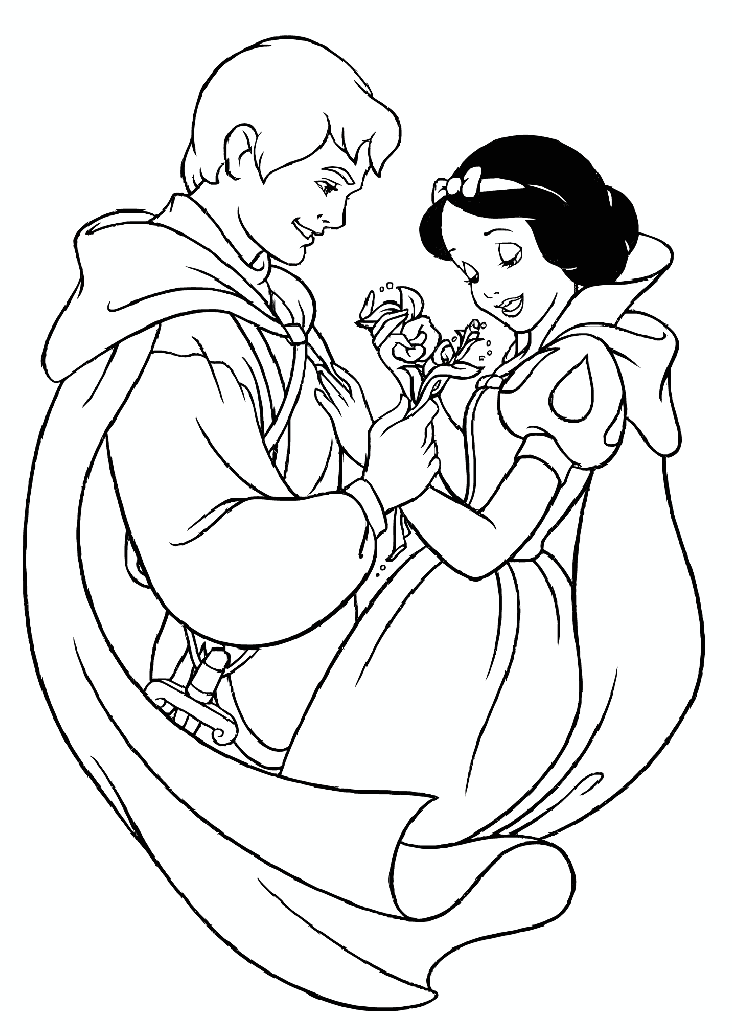 Love of Snow White and the Prince