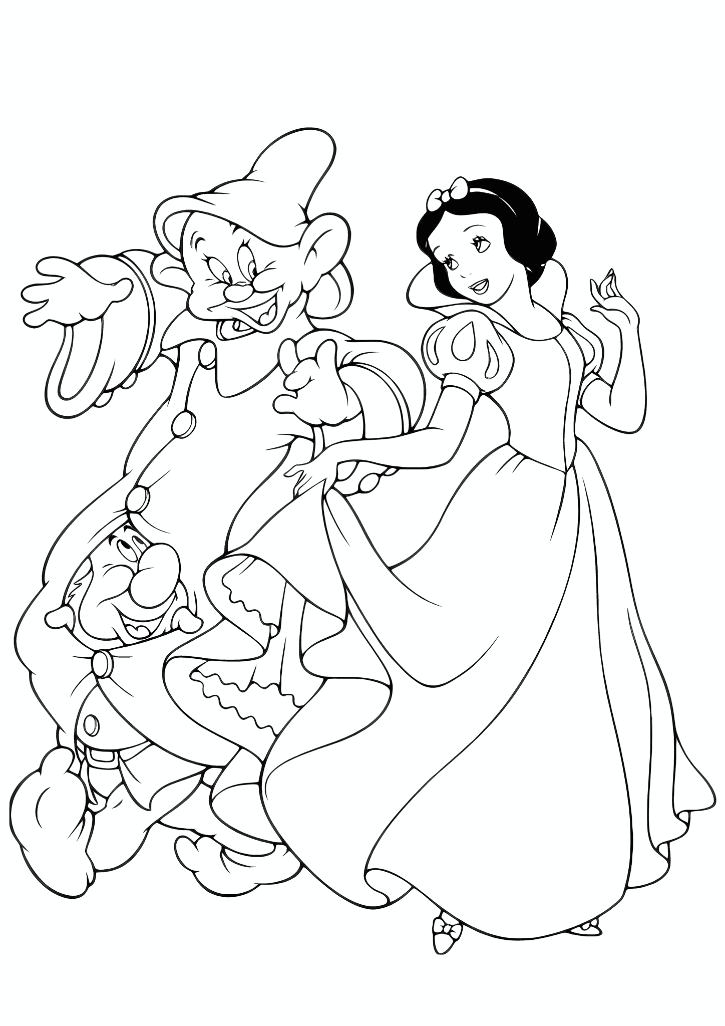 Snow White Dancing with the Dwarves