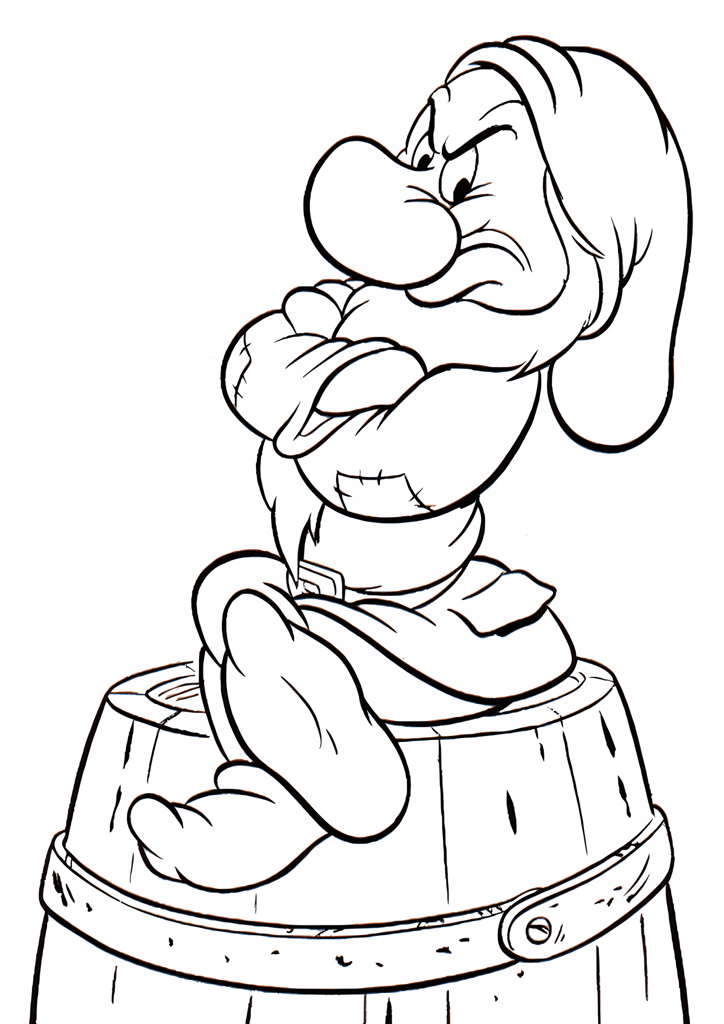 Snow White: Rude Dwarf Grumpy