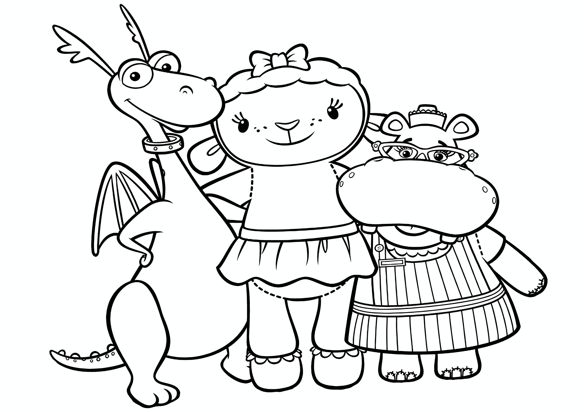 Doc Mcstuffins: Lammy and Hallie