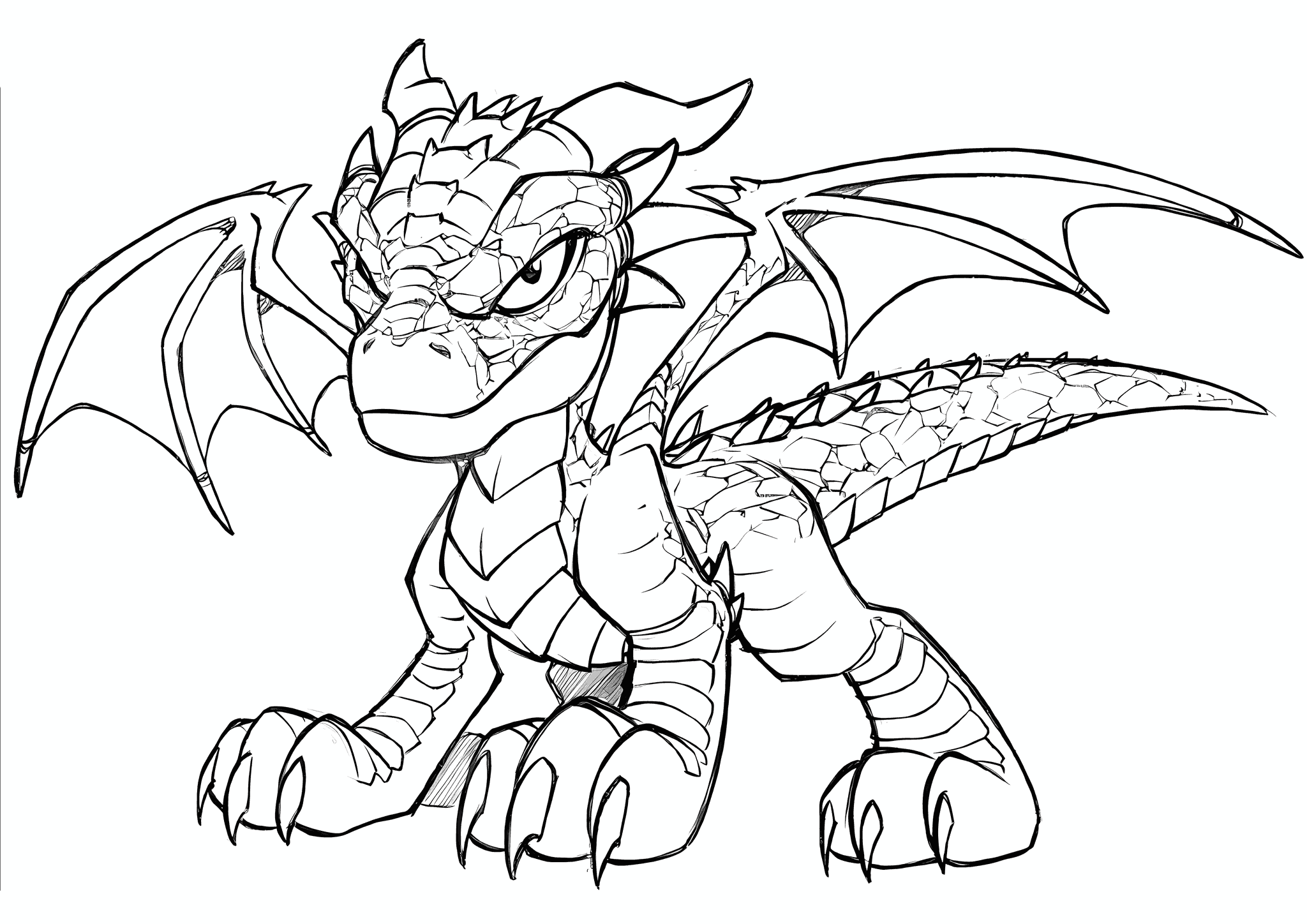 Fierce Young Dragon