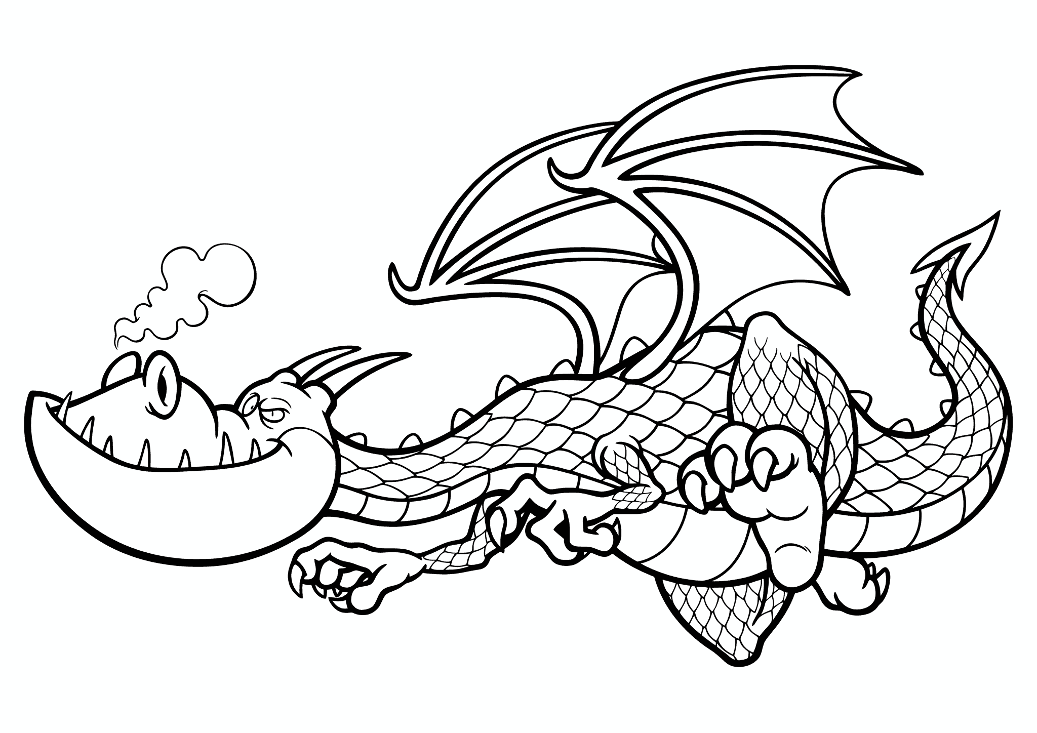 Insidious Cartoon Dragon