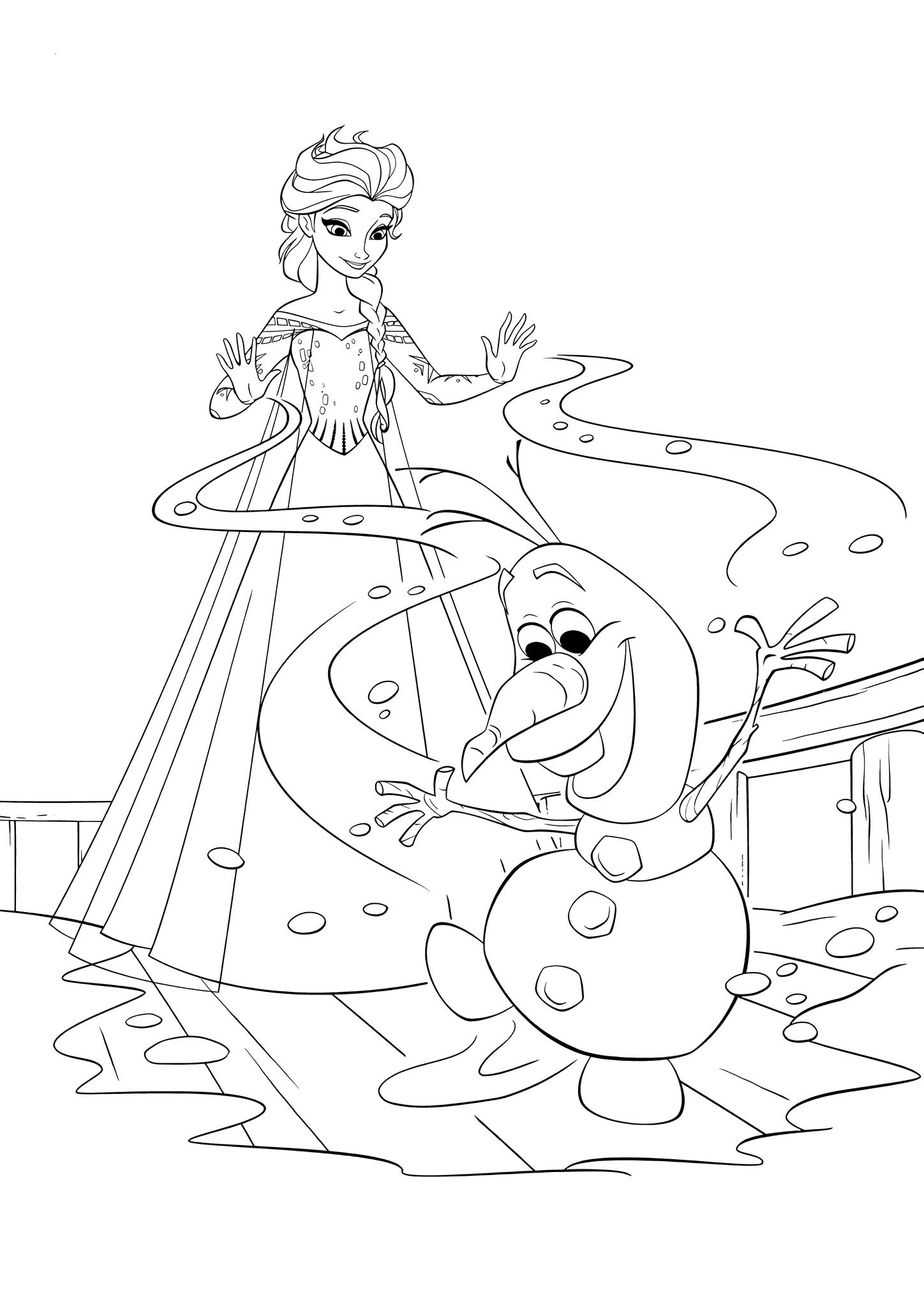 Frozen: Elsa Helps Olaf