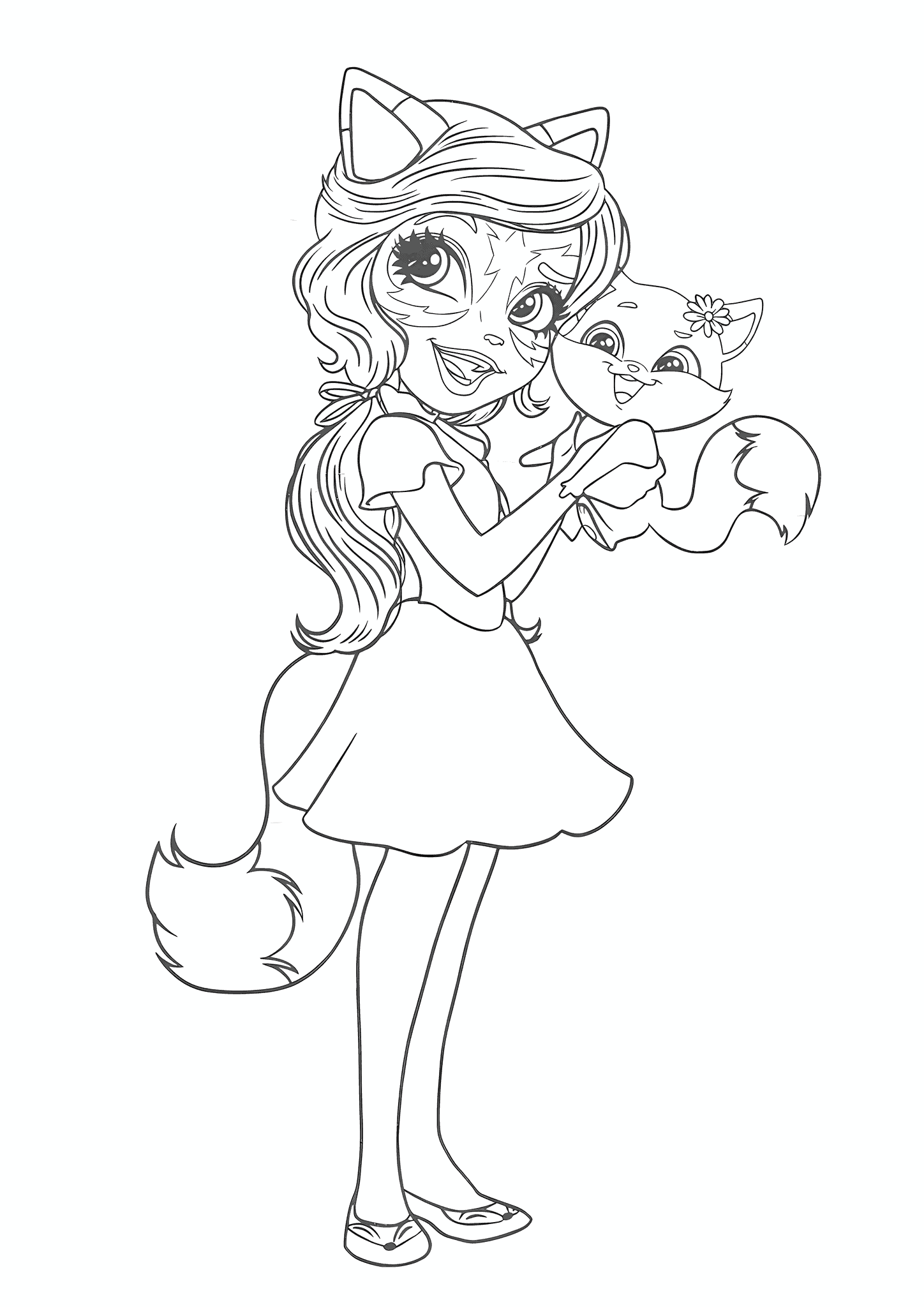 Enchantimals: Felicity Holds Flip in Her Arms